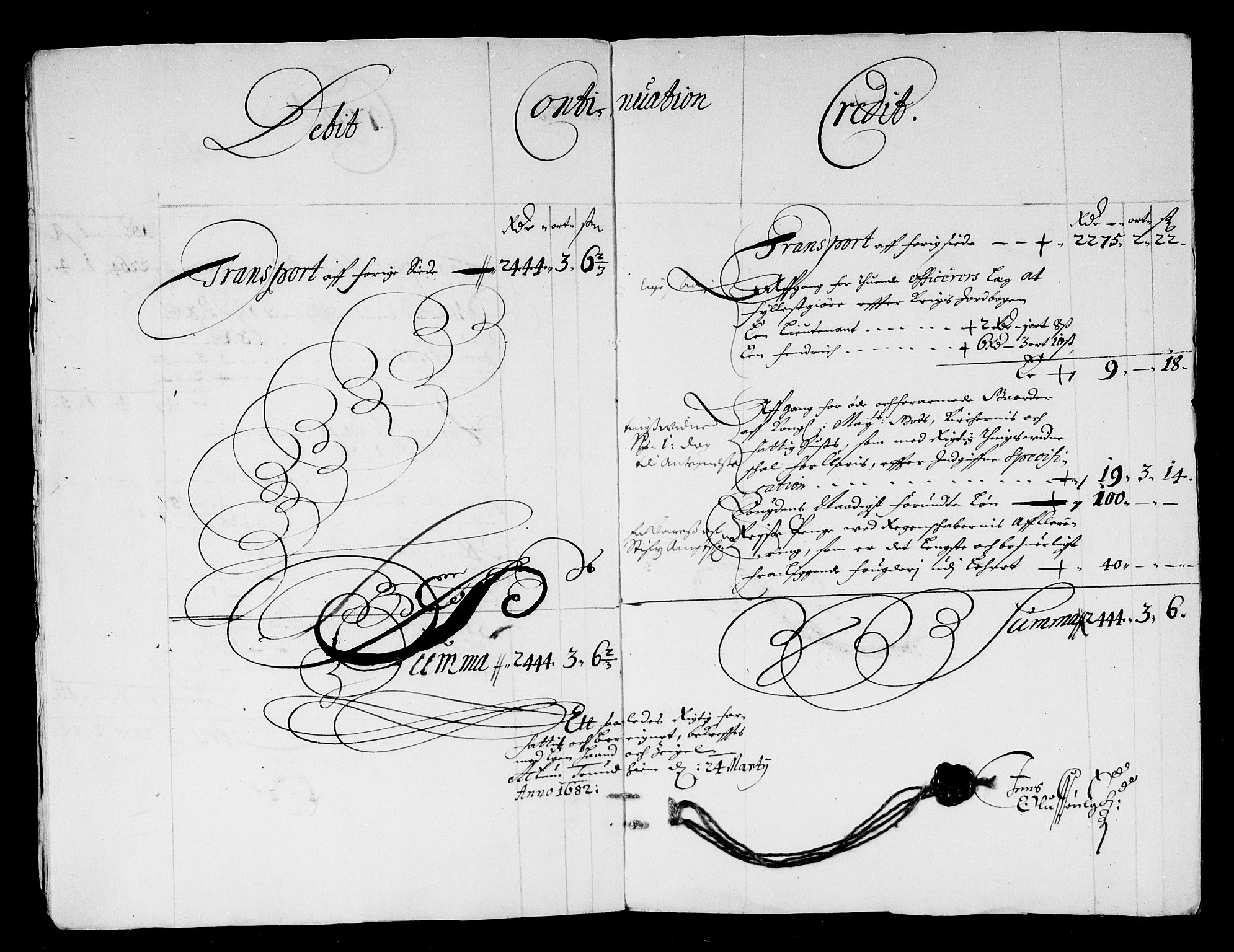 Rentekammeret inntil 1814, Reviderte regnskaper, Stiftamtstueregnskaper, Trondheim stiftamt og Nordland amt, AV/RA-EA-6044/R/Rf/L0060: Trondheim stiftamt, 1680