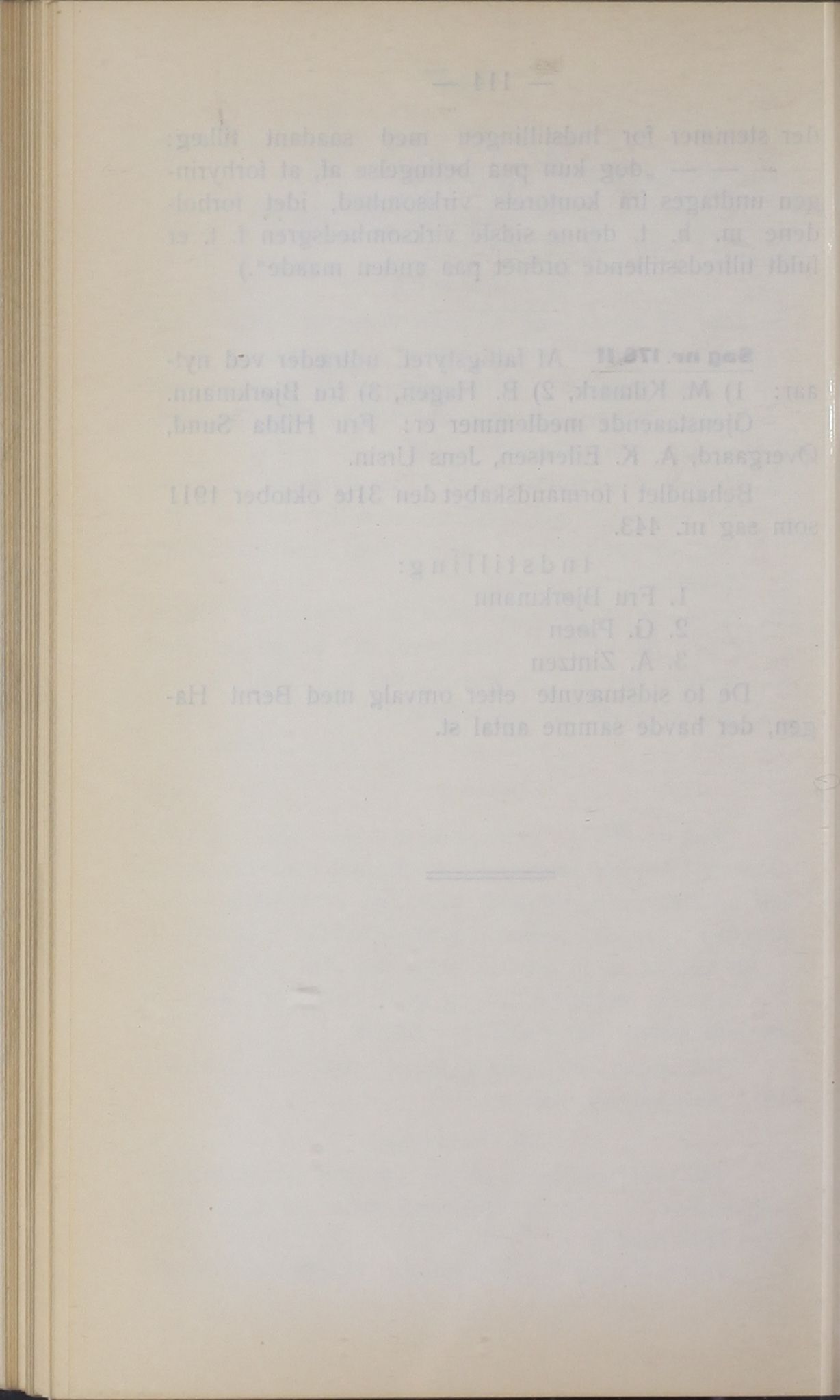 Narvik kommune. Formannskap , AIN/K-18050.150/A/Ab/L0001: Møtebok, 1911