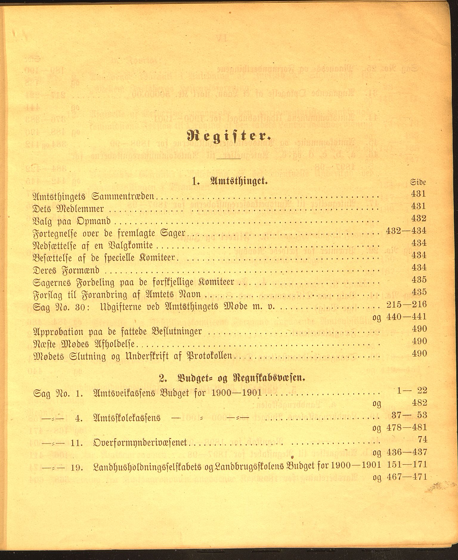 Vestfold fylkeskommune. Fylkestinget, VEMU/A-1315/A/Ab/Abb/L0047: Fylkestingsforhandlinger, 1900