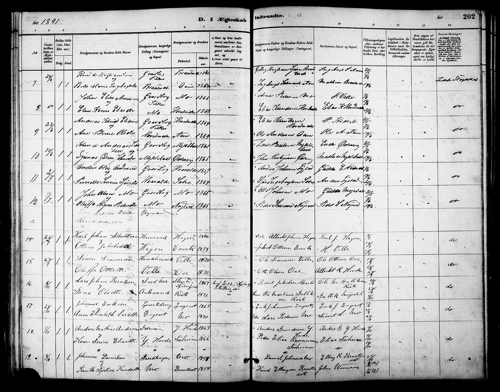 Ministerialprotokoller, klokkerbøker og fødselsregistre - Møre og Romsdal, SAT/A-1454/513/L0189: Klokkerbok nr. 513C03, 1883-1904, s. 202