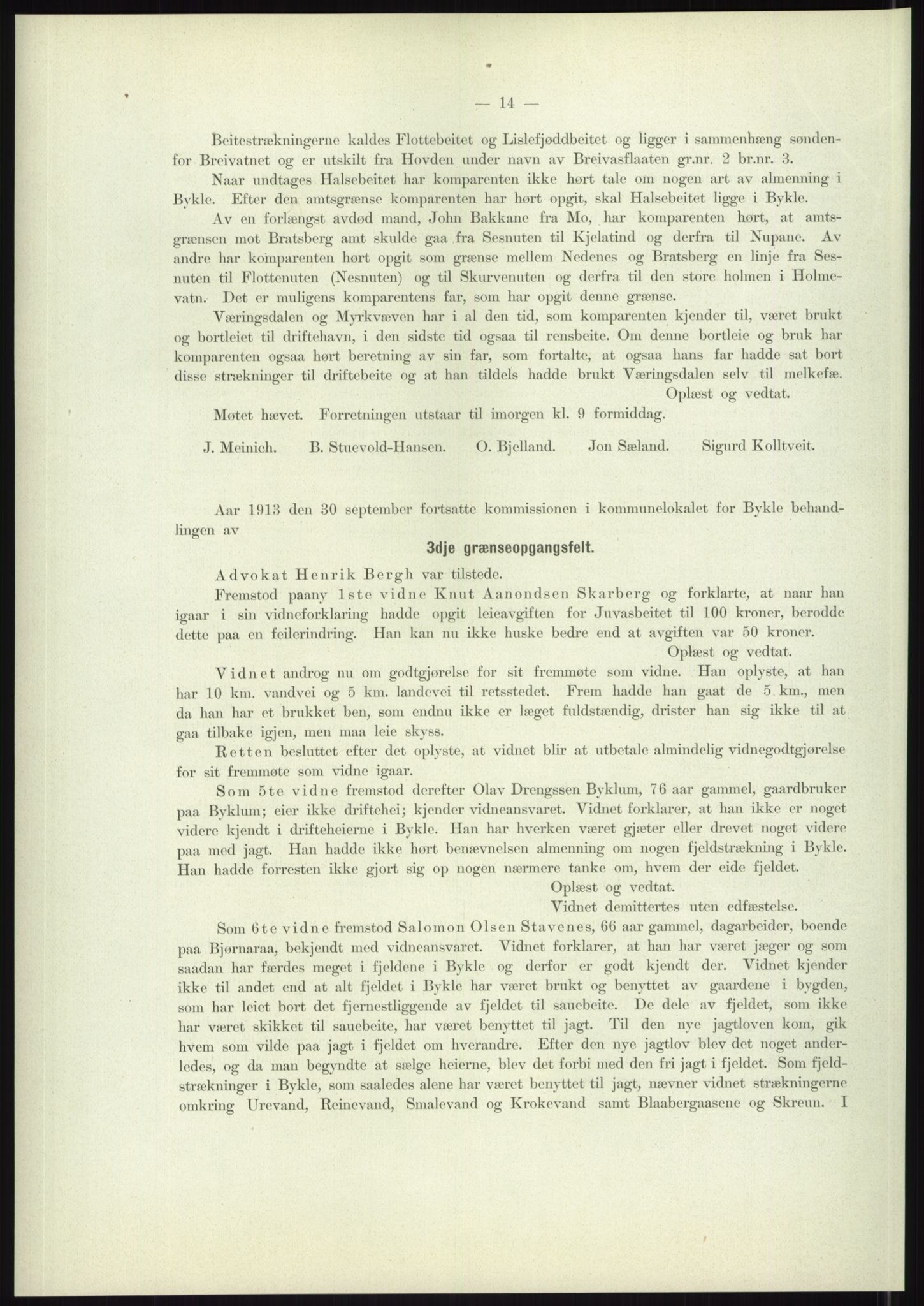 Høyfjellskommisjonen, AV/RA-S-1546/X/Xa/L0001: Nr. 1-33, 1909-1953, s. 1169