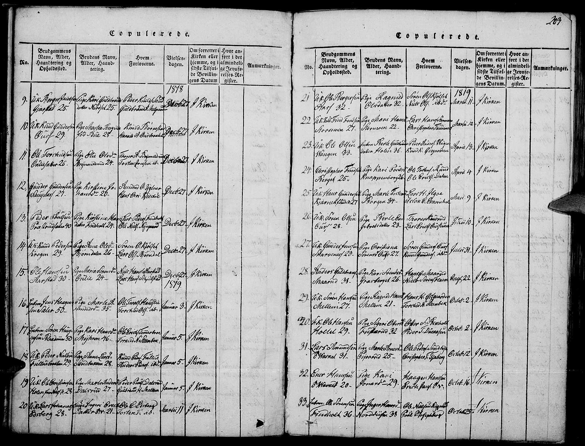 Strøm-Odalen prestekontor, AV/SAH-PREST-028/H/Ha/Haa/L0006: Ministerialbok nr. 6, 1814-1850, s. 203