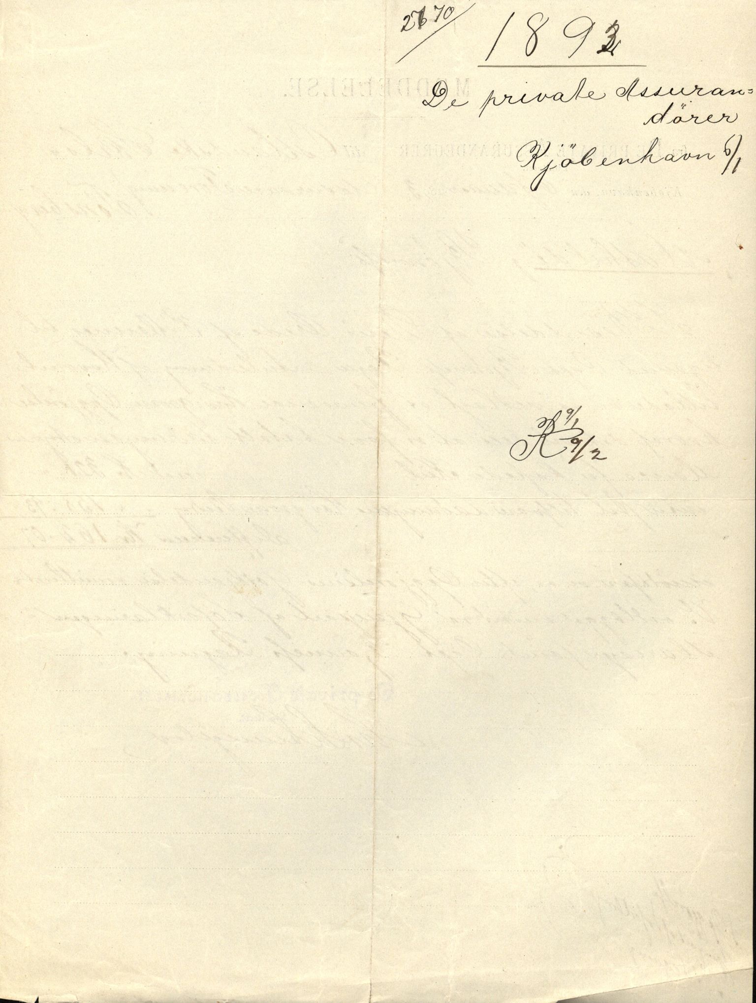 Pa 63 - Østlandske skibsassuranceforening, VEMU/A-1079/G/Ga/L0028/0003: Havaridokumenter / Minerva, Mathilde, Magnolia, Sir John Lawrence, 1892, s. 78
