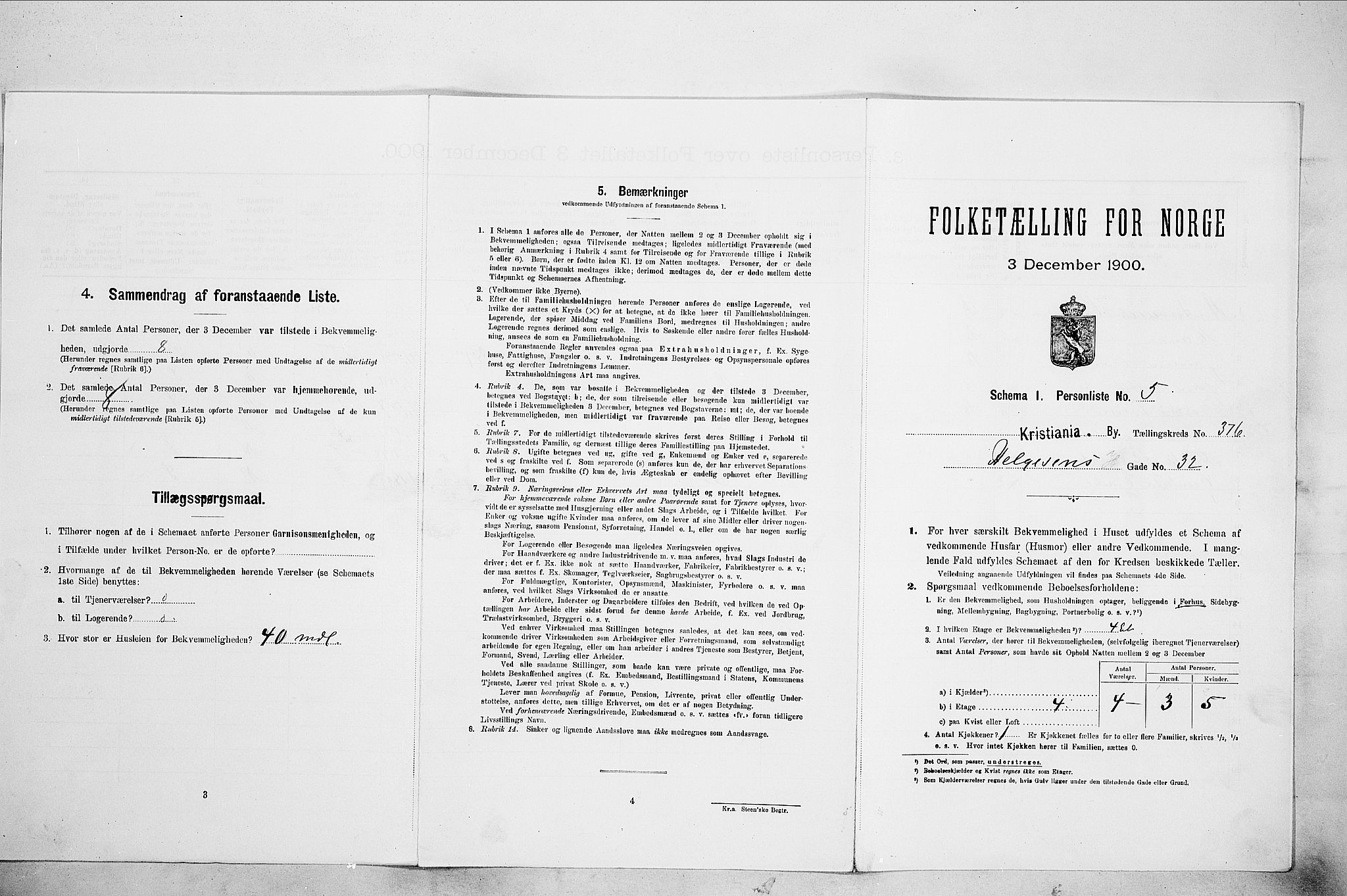 SAO, Folketelling 1900 for 0301 Kristiania kjøpstad, 1900, s. 35860