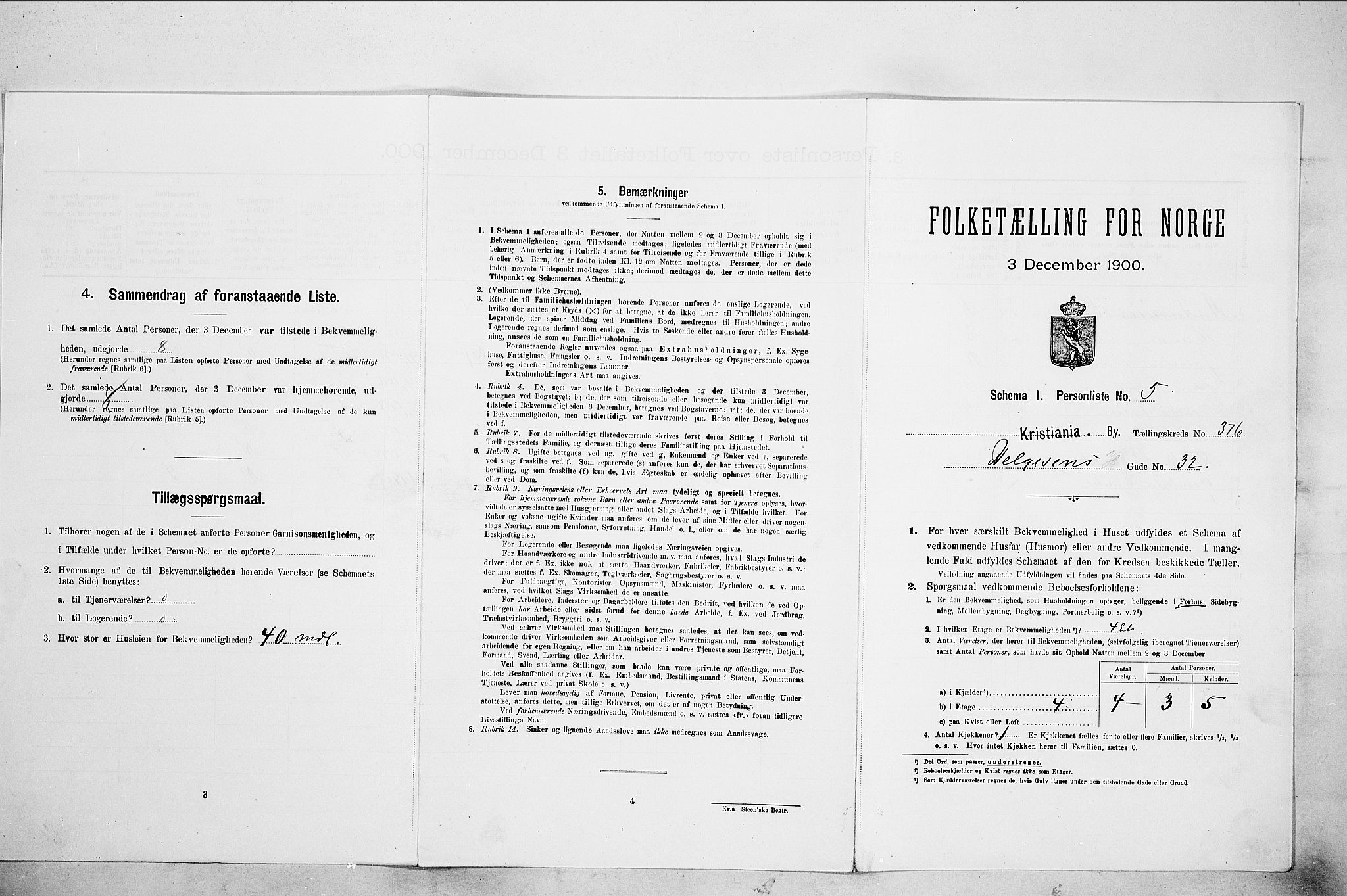 SAO, Folketelling 1900 for 0301 Kristiania kjøpstad, 1900, s. 35860