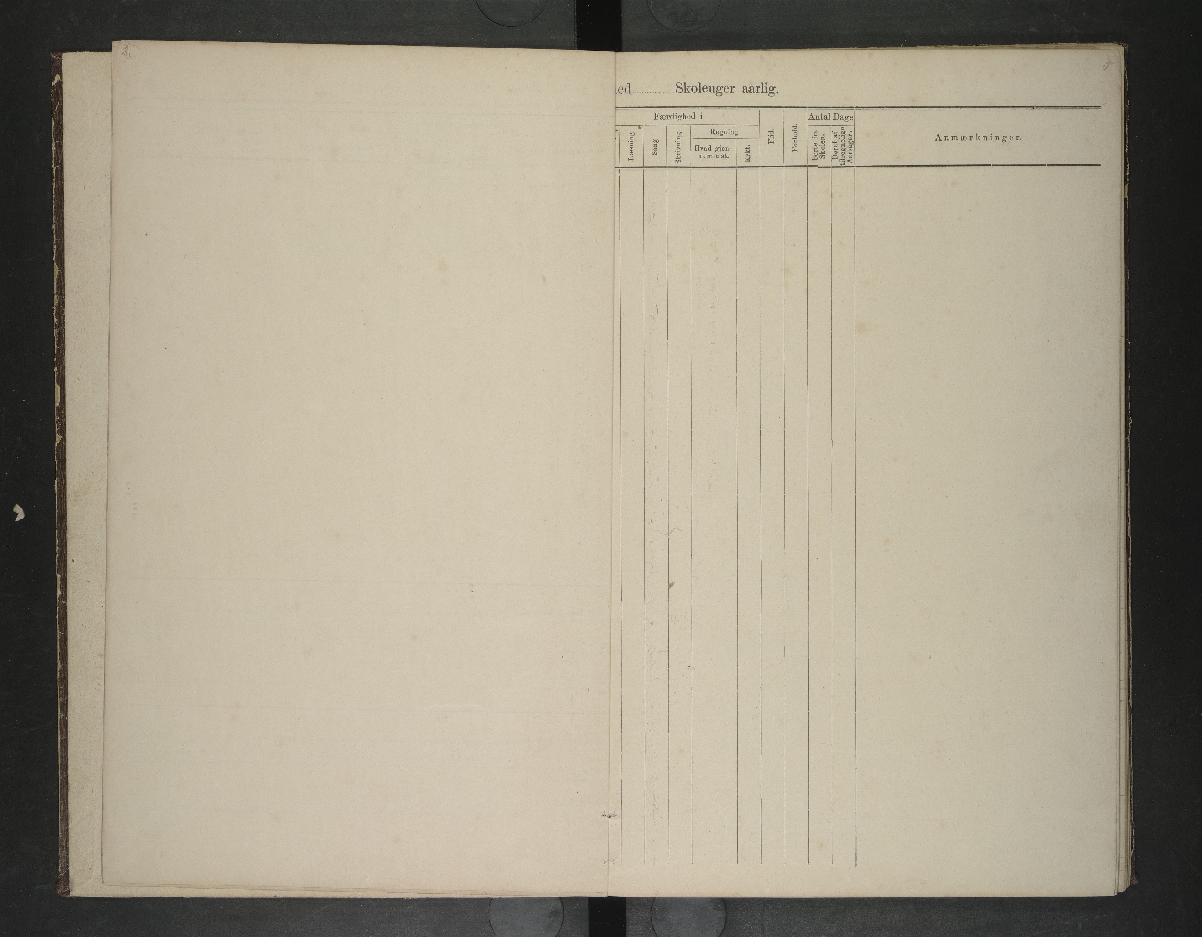 Rødøy kommune. Ymse skolekretser , AIN/K-18360.510.04/F/Fa/L0005: Skolepotokoll:Gjærdøy/Værangsfjord, 1891-1894