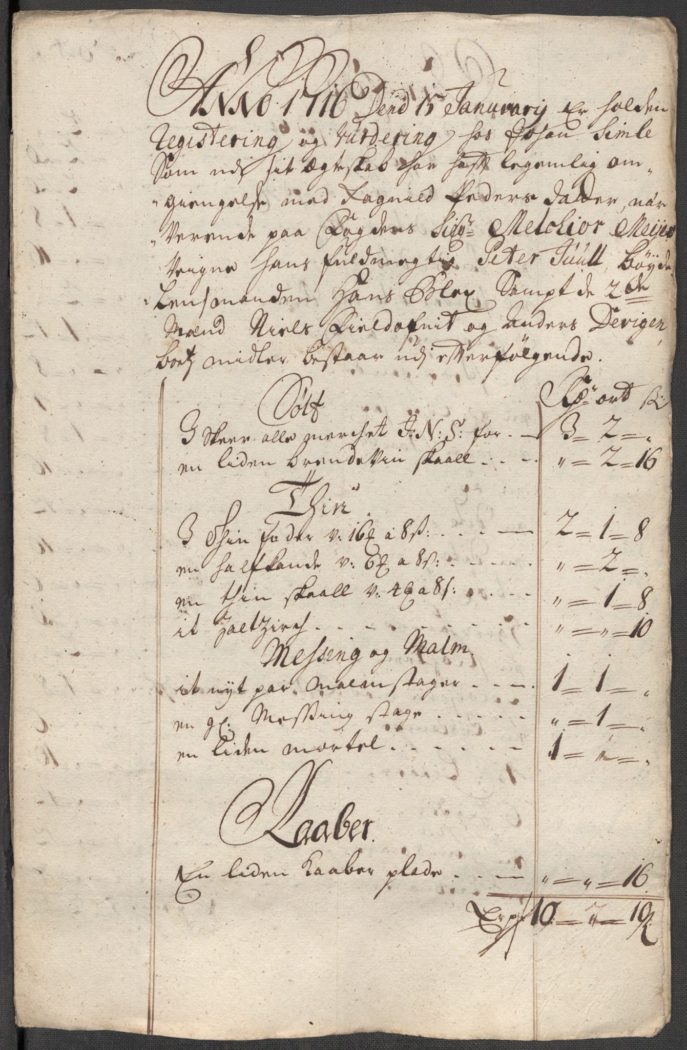 Rentekammeret inntil 1814, Reviderte regnskaper, Fogderegnskap, RA/EA-4092/R64/L4436: Fogderegnskap Namdal, 1715, s. 179