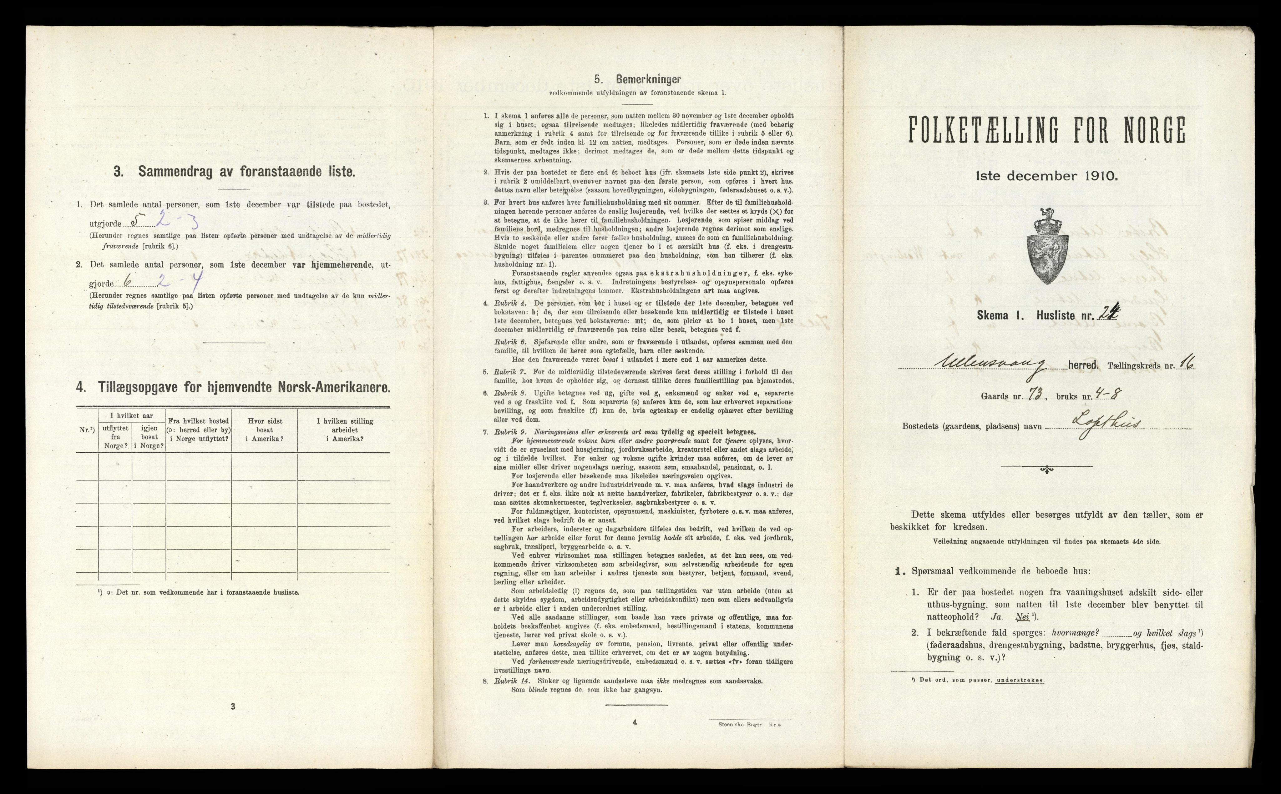 RA, Folketelling 1910 for 1230 Ullensvang herred, 1910, s. 2013