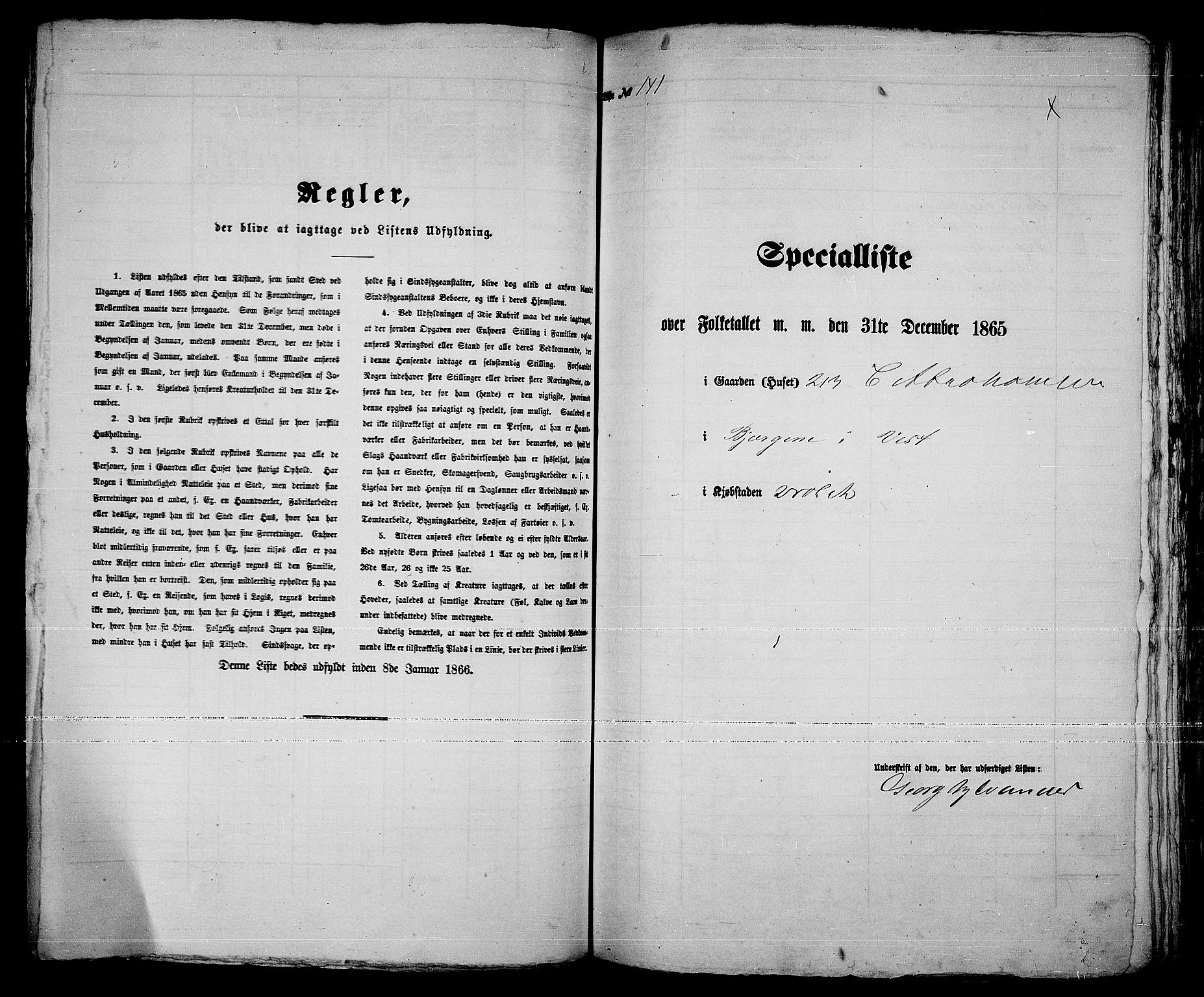 RA, Folketelling 1865 for 0203B Drøbak prestegjeld, Drøbak kjøpstad, 1865, s. 287