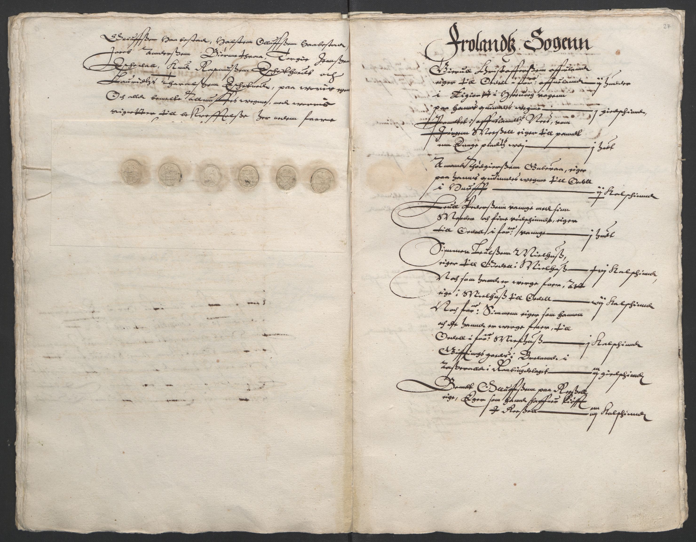 Stattholderembetet 1572-1771, AV/RA-EA-2870/Ek/L0010/0001: Jordebøker til utlikning av rosstjeneste 1624-1626: / Odelsjordebøker for Agdesiden len, 1624, s. 29