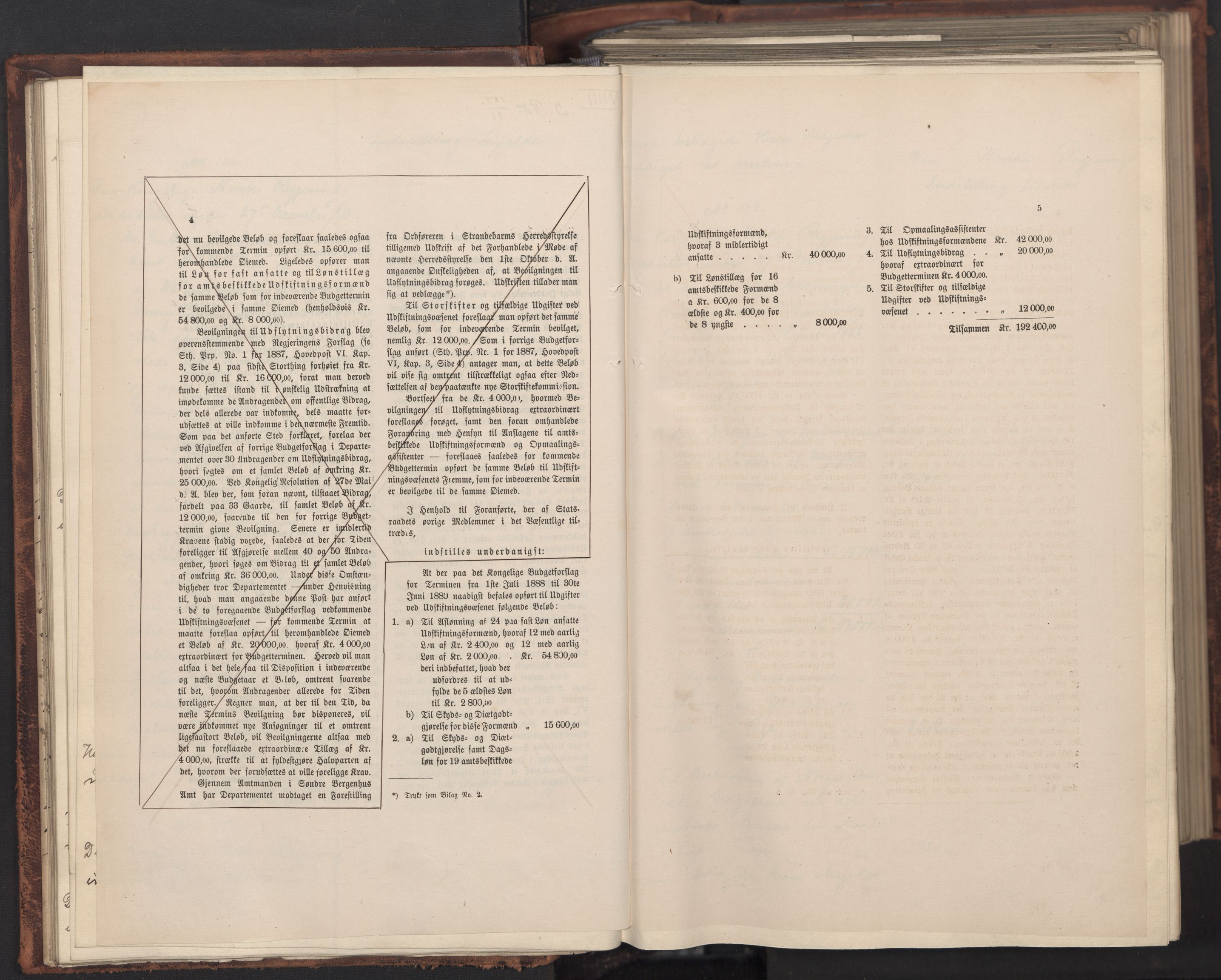 Statsrådssekretariatet, AV/RA-S-1001/A/Ab/L0151: Kgl. res. nr. 1-1281, 1. halvår, 1888