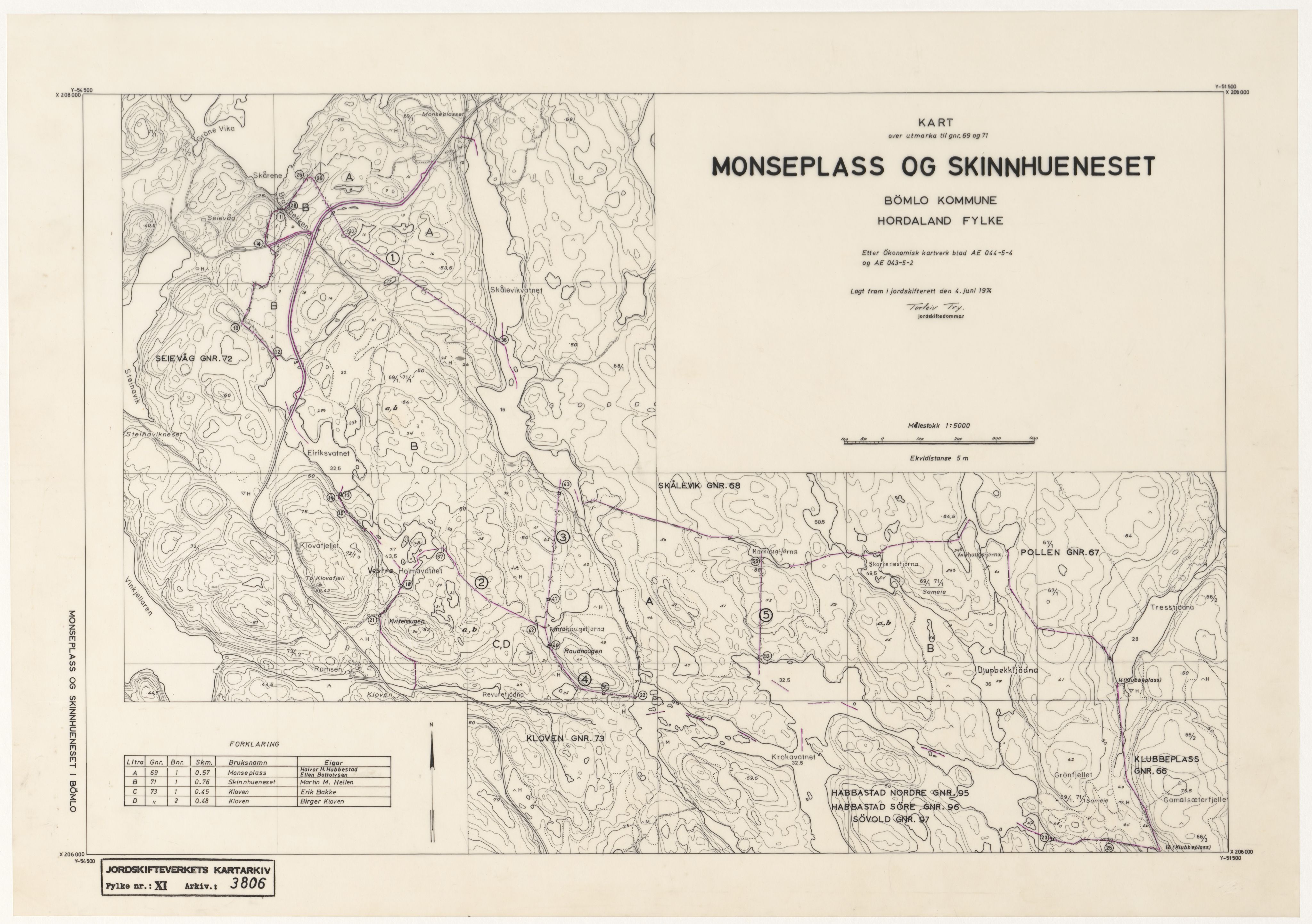Jordskifteverkets kartarkiv, RA/S-3929/T, 1859-1988, s. 4360
