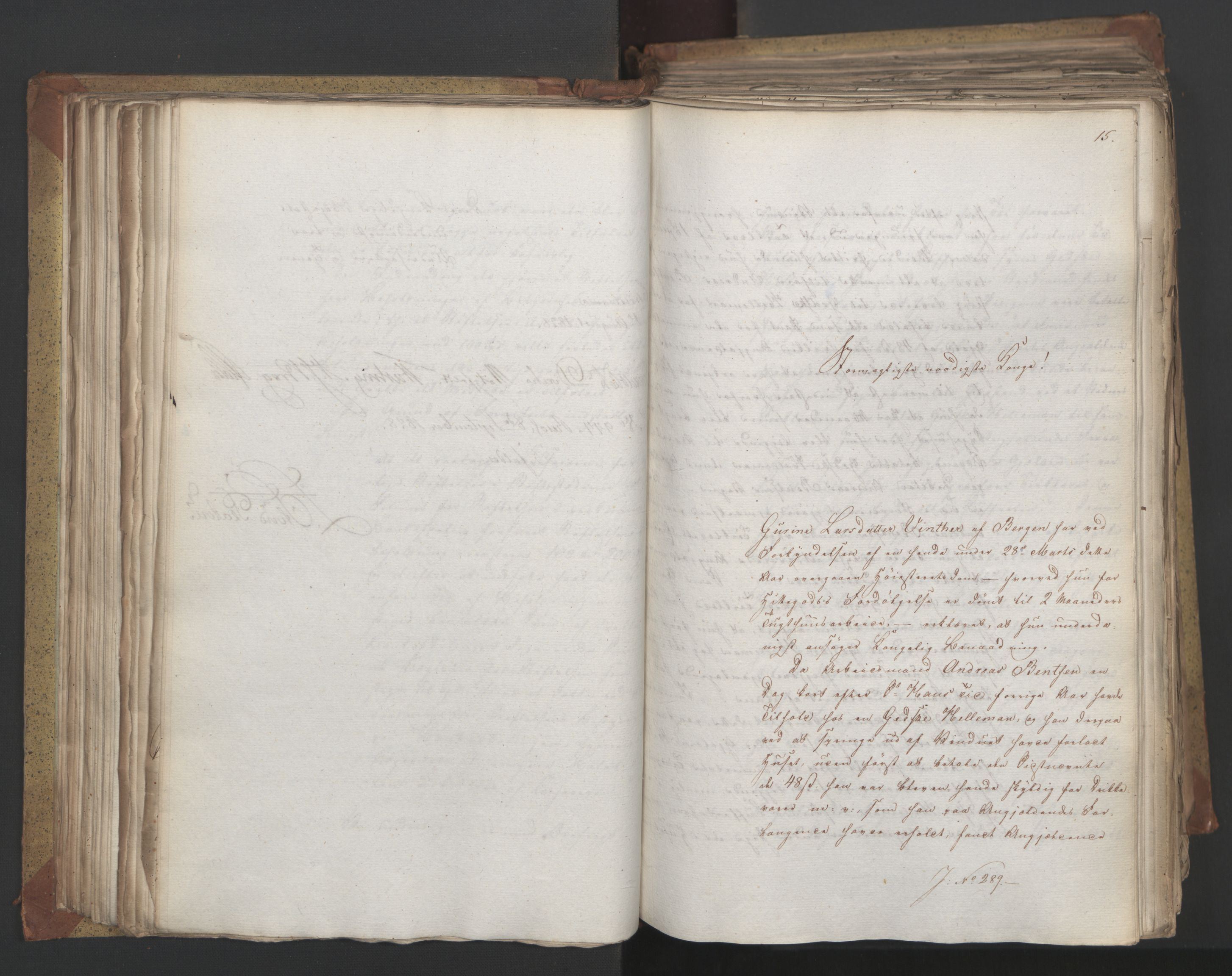 Statsrådsavdelingen i Stockholm, AV/RA-S-1003/D/Da/L0055: Regjeringsinnstillinger nr. 231-435, 1828, s. 153