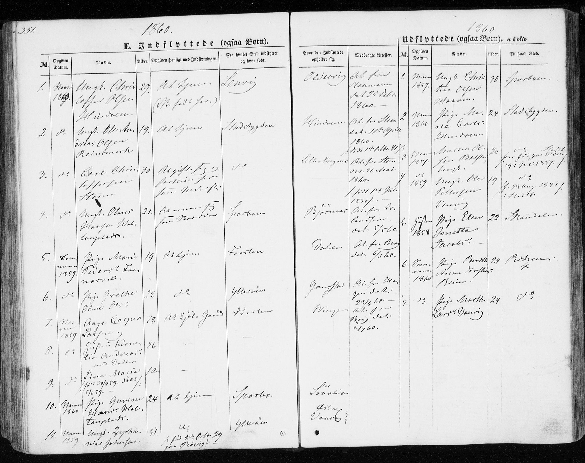 Ministerialprotokoller, klokkerbøker og fødselsregistre - Nord-Trøndelag, SAT/A-1458/701/L0008: Ministerialbok nr. 701A08 /1, 1854-1863, s. 351