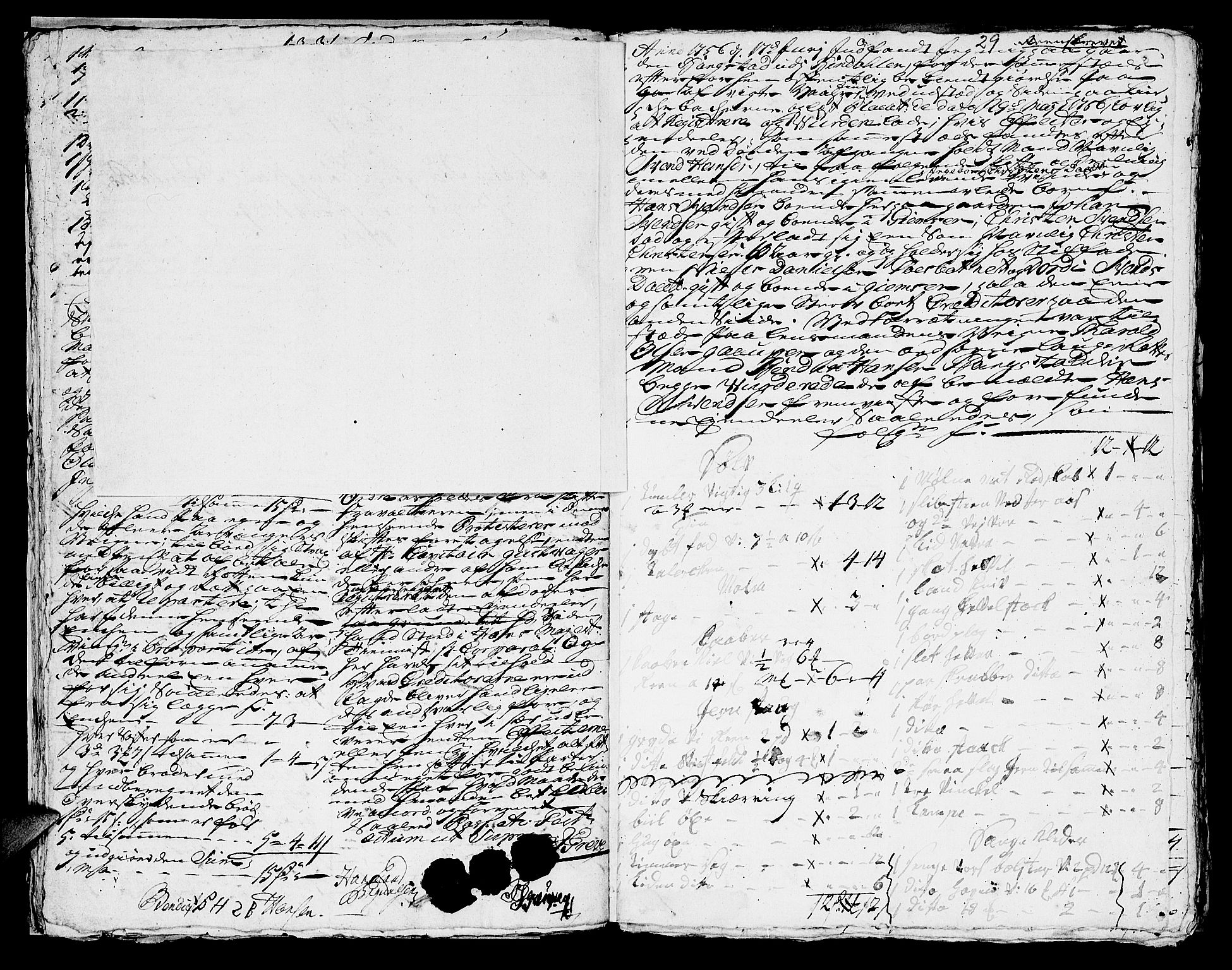 Helgeland sorenskriveri, SAT/A-0004/3/3A/L0037: Konseptprotokoll 22, 1756, s. 28b-29a