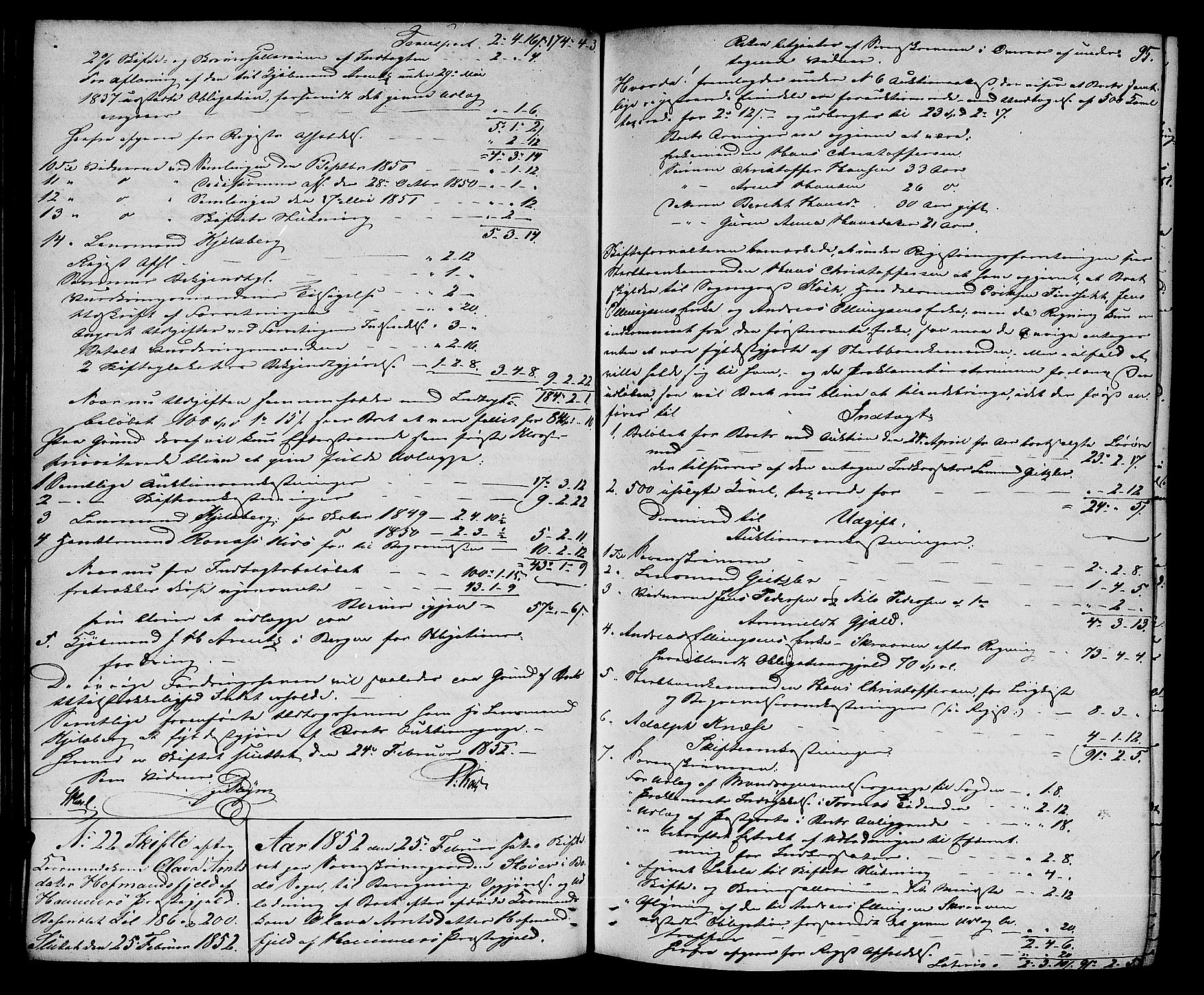 Salten sorenskriveri, AV/SAT-A-4578/1/3/3A/L0059: Skifteslutningsprotokoll, 1851-1854, s. 95