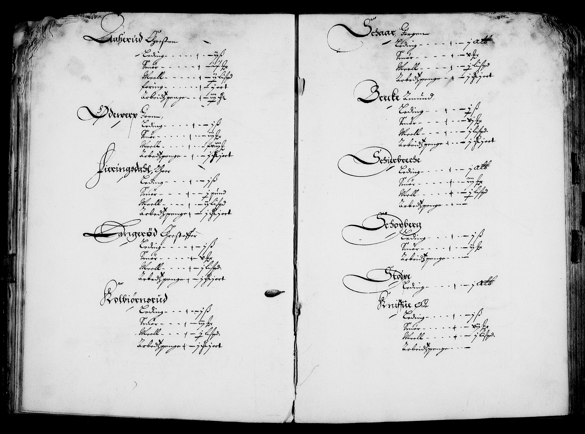 Rentekammeret inntil 1814, Realistisk ordnet avdeling, RA/EA-4070/On/L0001/0001: Statens gods / [Jj 1]: Jordebok over Hannibal Sehesteds gods, 1651, s. 29