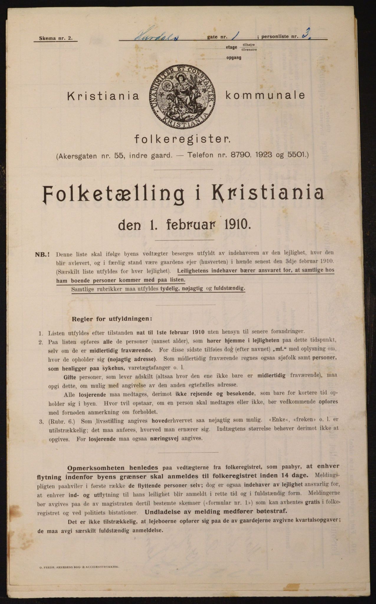 OBA, Kommunal folketelling 1.2.1910 for Kristiania, 1910, s. 41384