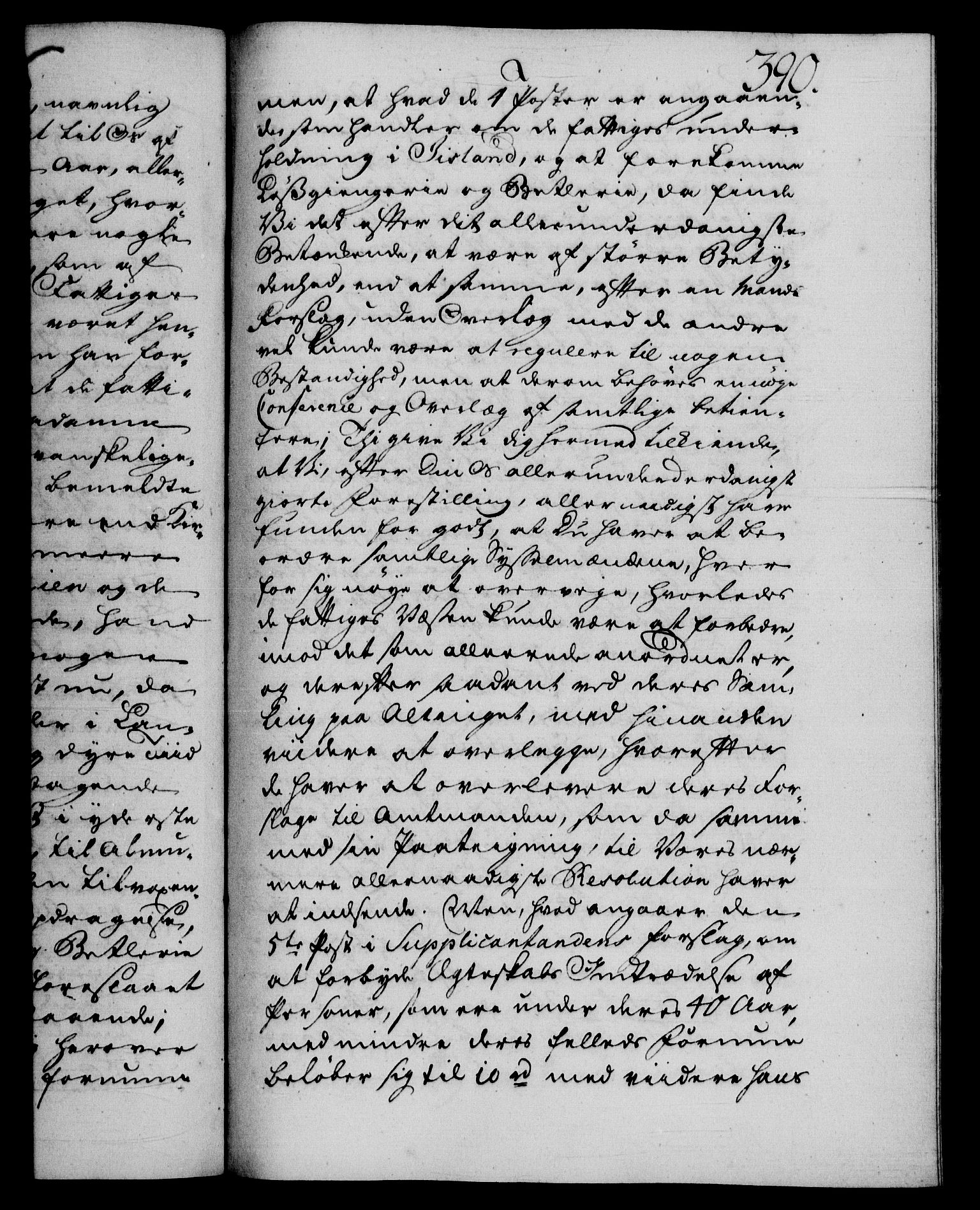 Danske Kanselli 1572-1799, AV/RA-EA-3023/F/Fc/Fca/Fcab/L0035: Norske tegnelser, 1755-1756, s. 390a