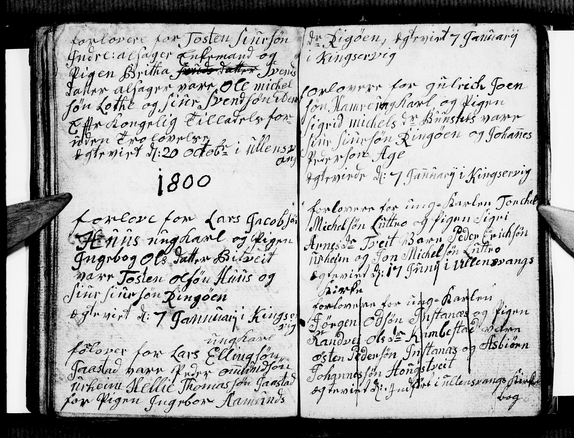 Ullensvang sokneprestembete, SAB/A-78701/H/Hab: Klokkerbok nr. E 3, 1797-1800