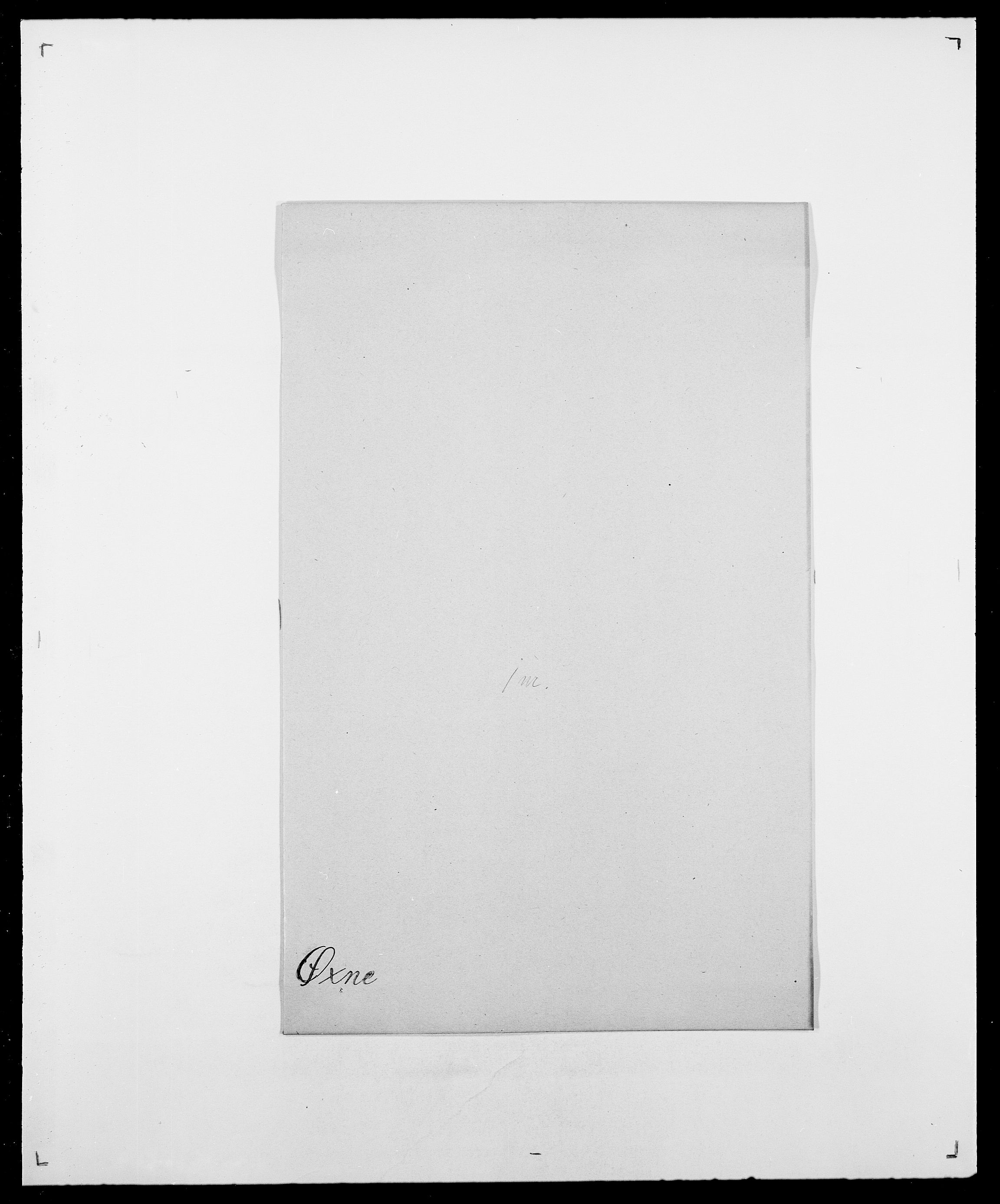 Delgobe, Charles Antoine - samling, AV/SAO-PAO-0038/D/Da/L0043: Wulfsberg - v. Zanten, s. 422