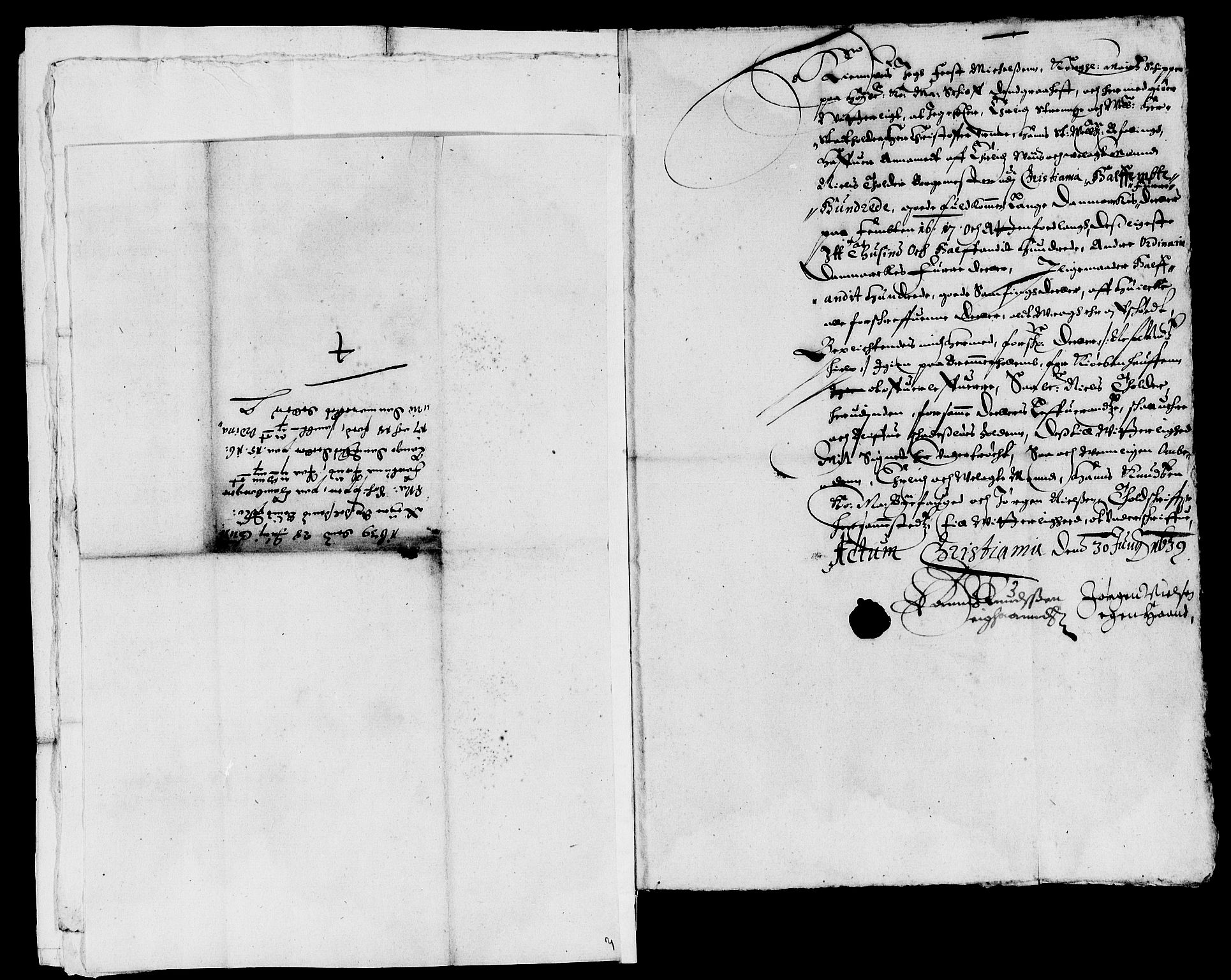 Rentekammeret inntil 1814, Reviderte regnskaper, Lensregnskaper, AV/RA-EA-5023/R/Rb/Rbh/L0001: Sager i Aker, 1628-1646