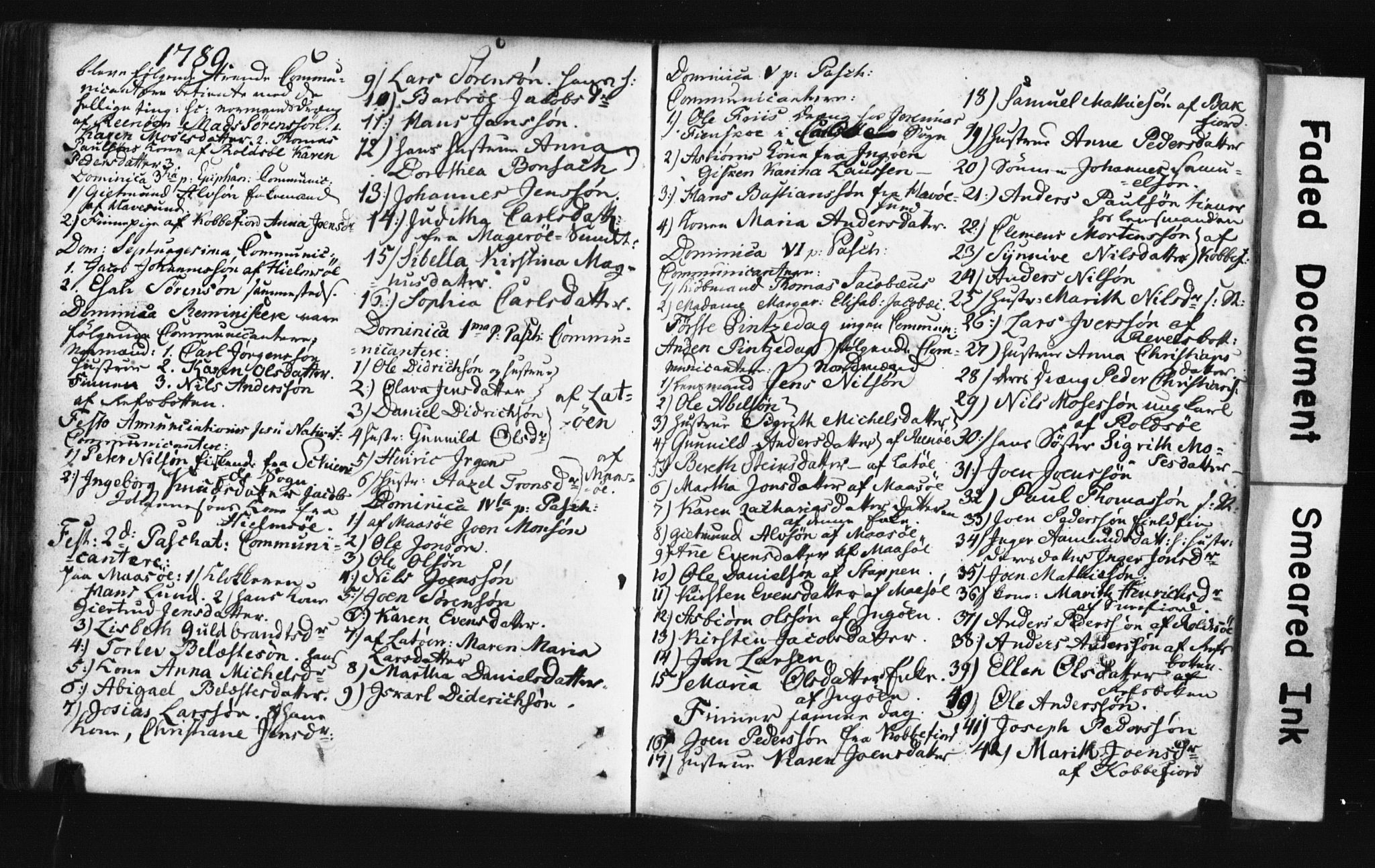 Måsøy sokneprestkontor, AV/SATØ-S-1348/B/L0026: Kommunikantprotokoll nr. 26 (2), 1804-1805