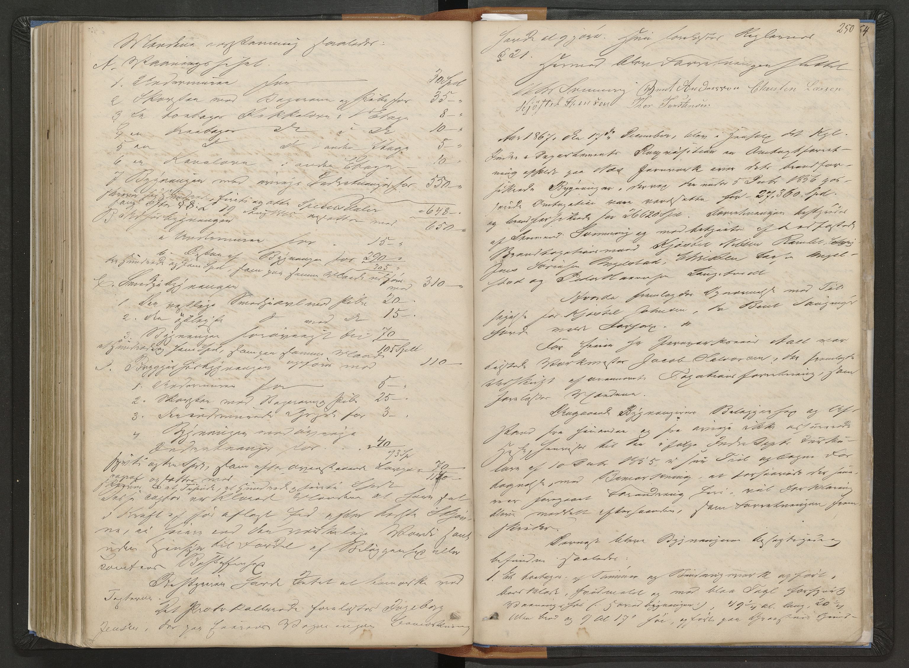 Norges Brannkasse Holt, AV/SAK-2241-0024/F/Fa/L0001: Branntakstprotokoll nr. 1 med gårdsnavnregister, 1846-1867