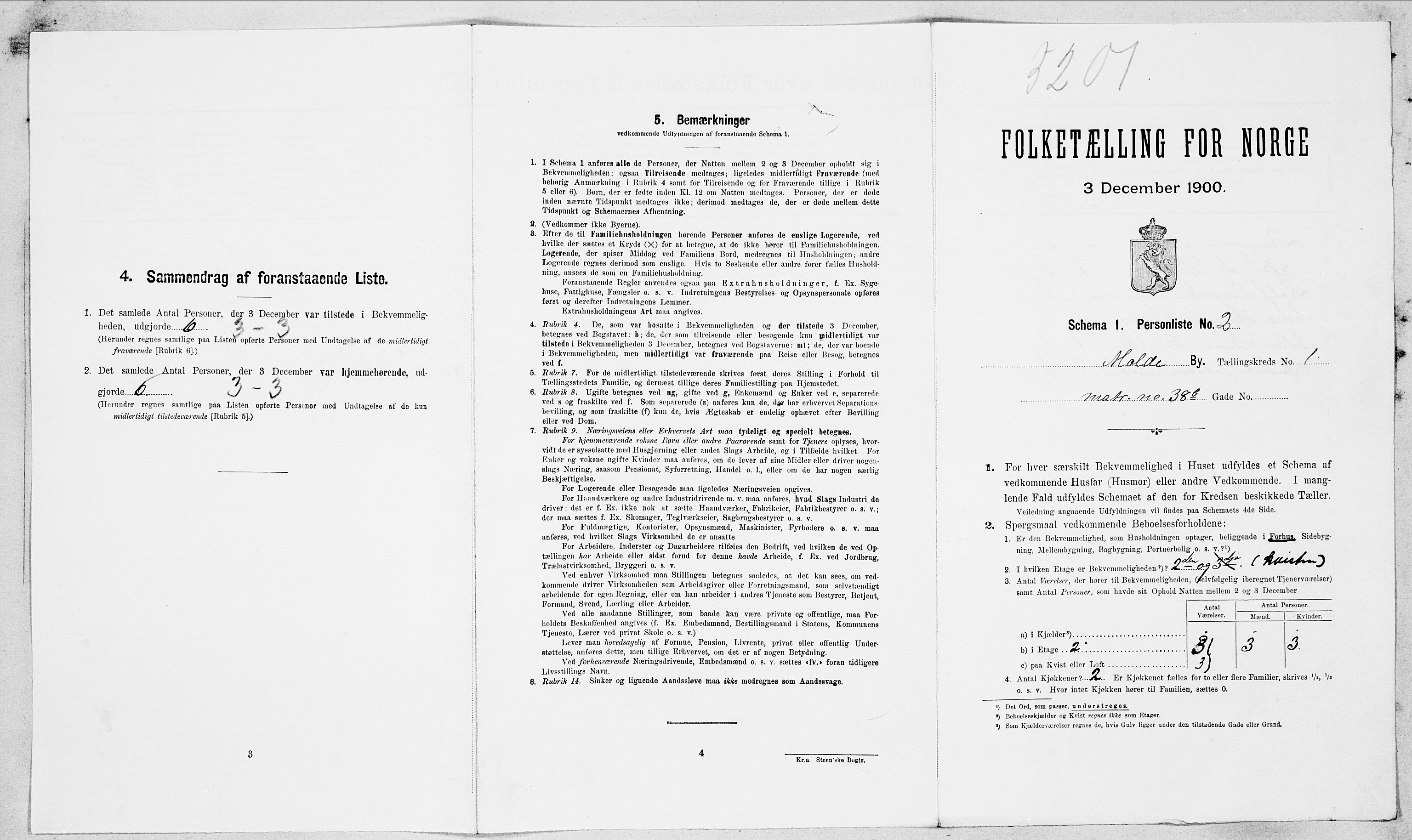 SAT, Folketelling 1900 for 1502 Molde kjøpstad, 1900, s. 299