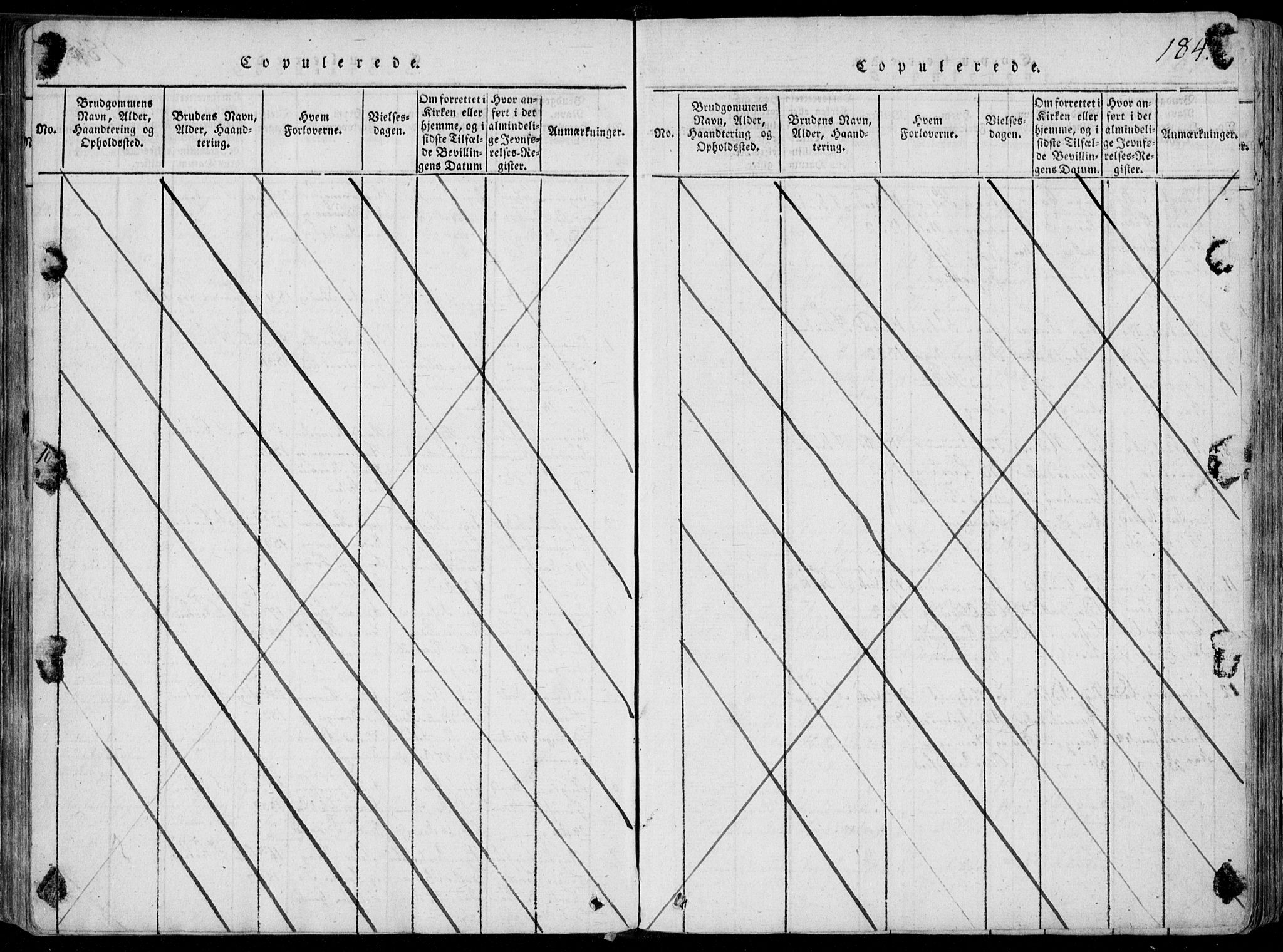 Oddernes sokneprestkontor, AV/SAK-1111-0033/F/Fa/Faa/L0005: Ministerialbok nr. A 5, 1820-1838, s. 184