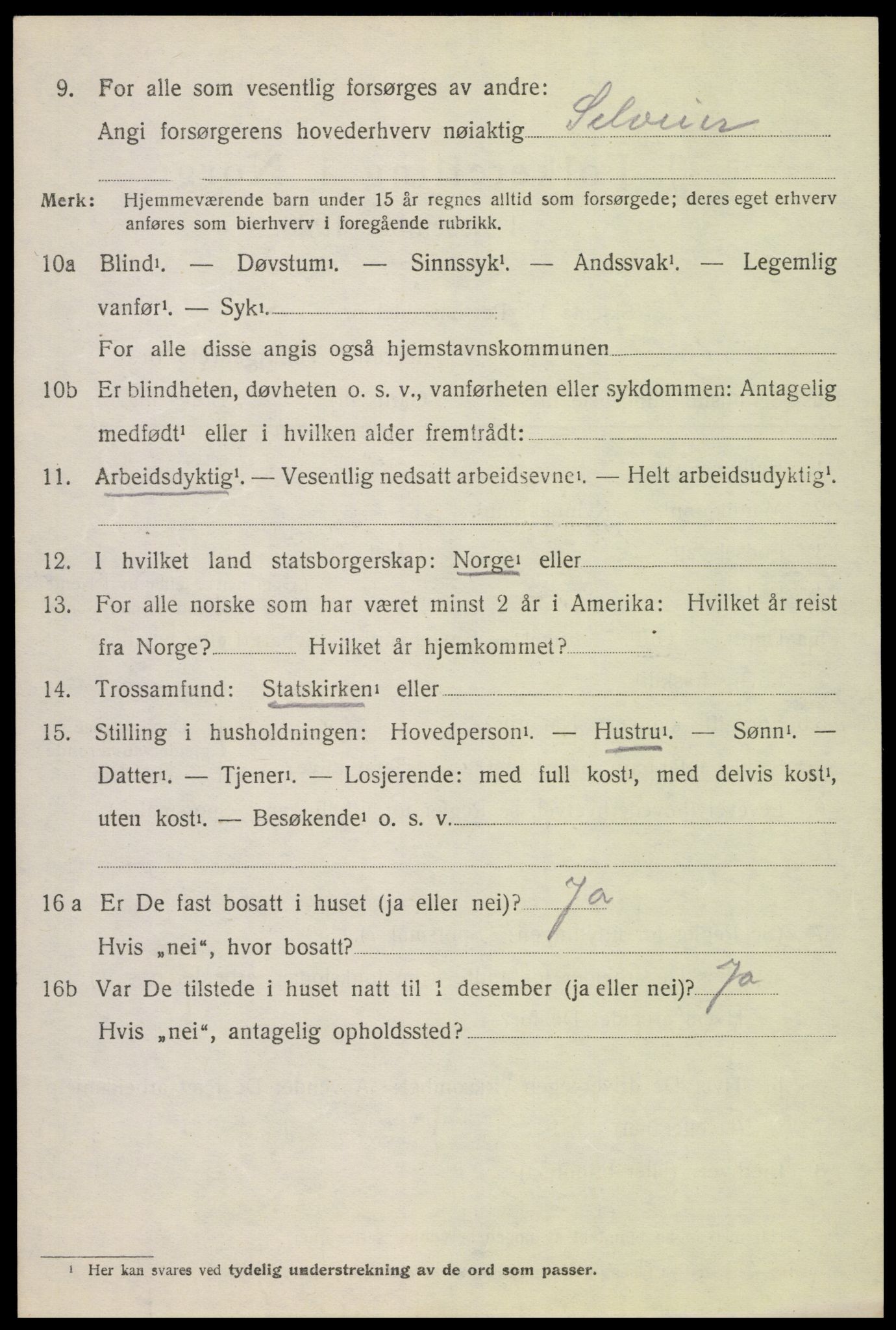 SAH, Folketelling 1920 for 0512 Lesja herred, 1920, s. 3544