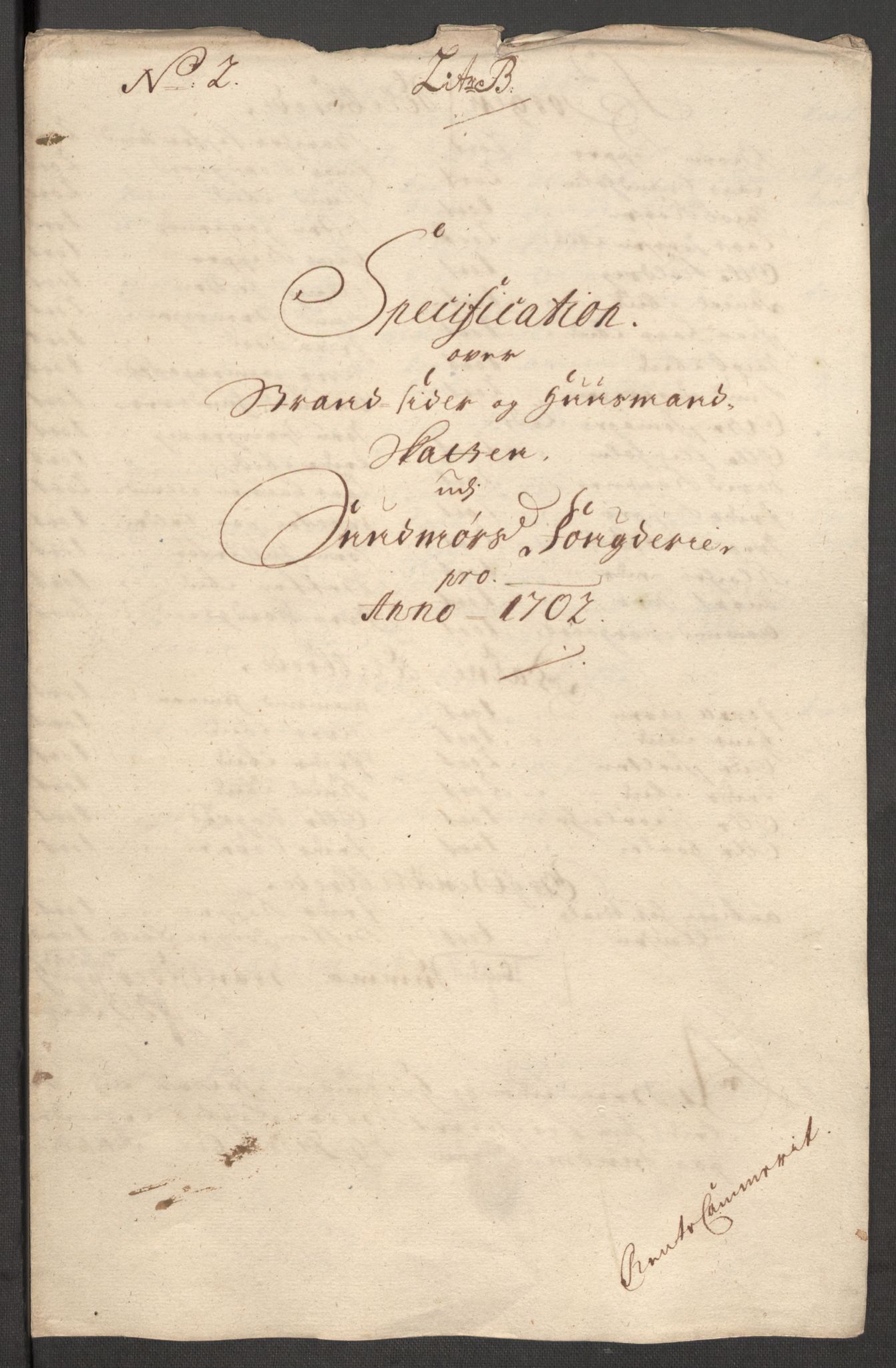 Rentekammeret inntil 1814, Reviderte regnskaper, Fogderegnskap, AV/RA-EA-4092/R54/L3559: Fogderegnskap Sunnmøre, 1702-1703, s. 31