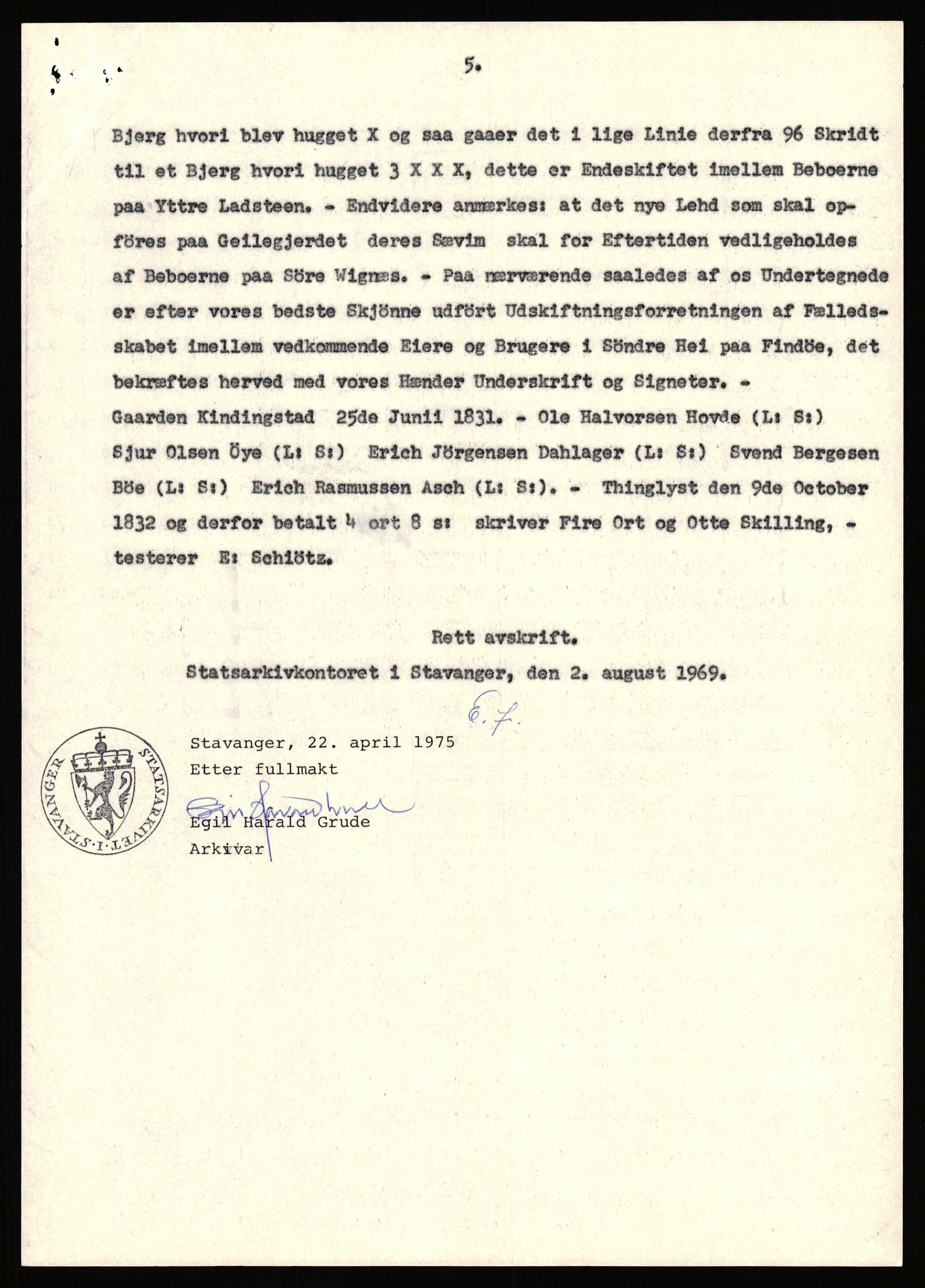 Statsarkivet i Stavanger, AV/SAST-A-101971/03/Y/Yj/L0036: Avskrifter sortert etter gårdsnavn: Hervik - Hetland i Høyland, 1750-1930, s. 129