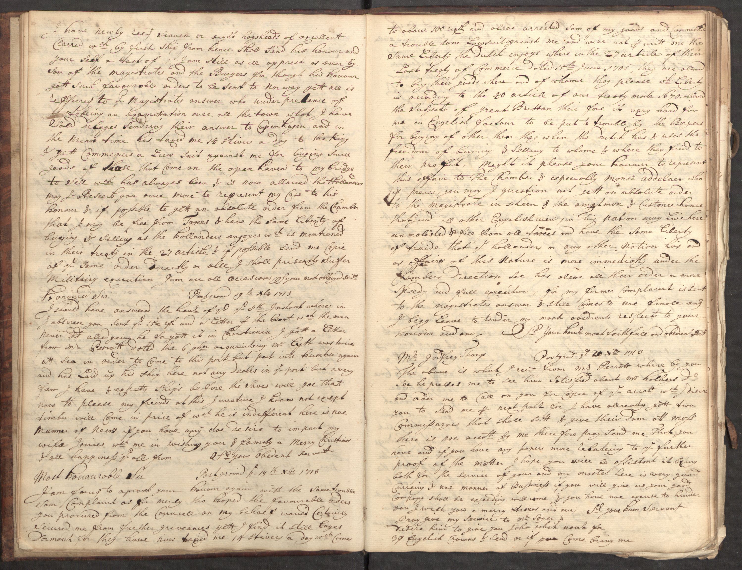 Bowman, James, RA/PA-0067/B/L0001/0001: Kopibøker / James Bowmans kopibok, 1713-1714, s. 9
