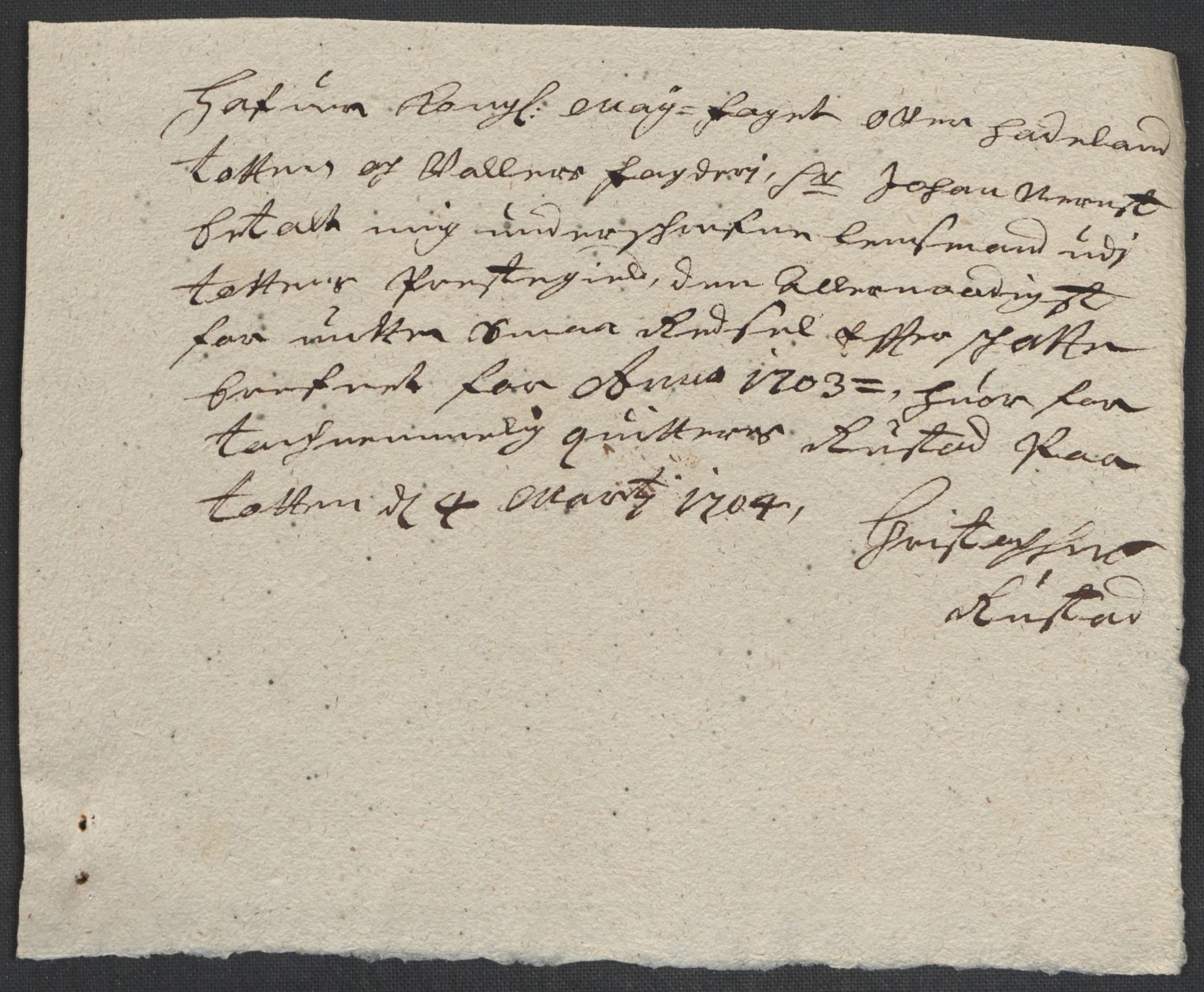 Rentekammeret inntil 1814, Reviderte regnskaper, Fogderegnskap, AV/RA-EA-4092/R18/L1301: Fogderegnskap Hadeland, Toten og Valdres, 1703, s. 159