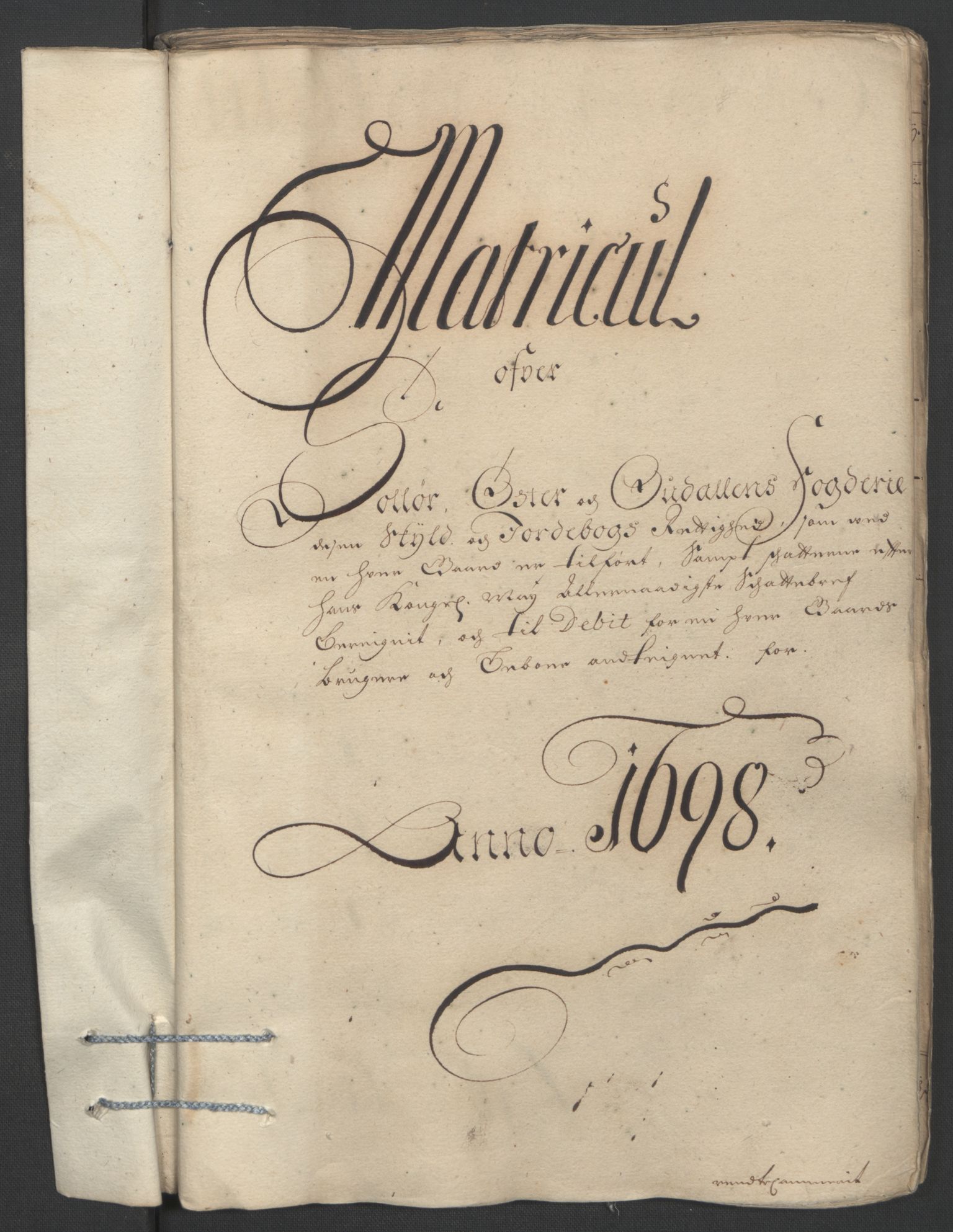 Rentekammeret inntil 1814, Reviderte regnskaper, Fogderegnskap, AV/RA-EA-4092/R13/L0836: Fogderegnskap Solør, Odal og Østerdal, 1698, s. 42