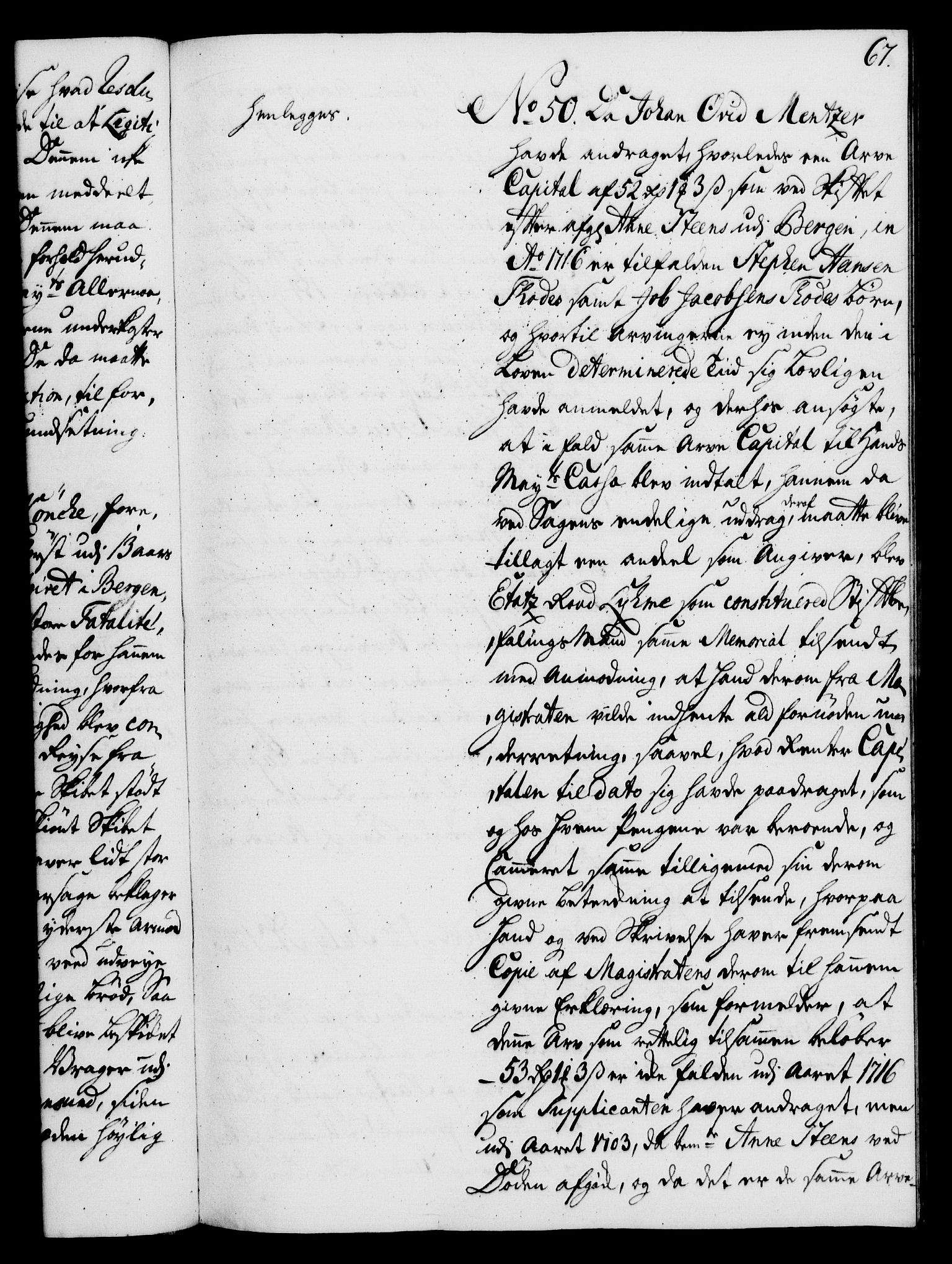 Rentekammeret, Kammerkanselliet, RA/EA-3111/G/Gh/Gha/L0025: Norsk ekstraktmemorialprotokoll (merket RK 53.70), 1743-1744, s. 67