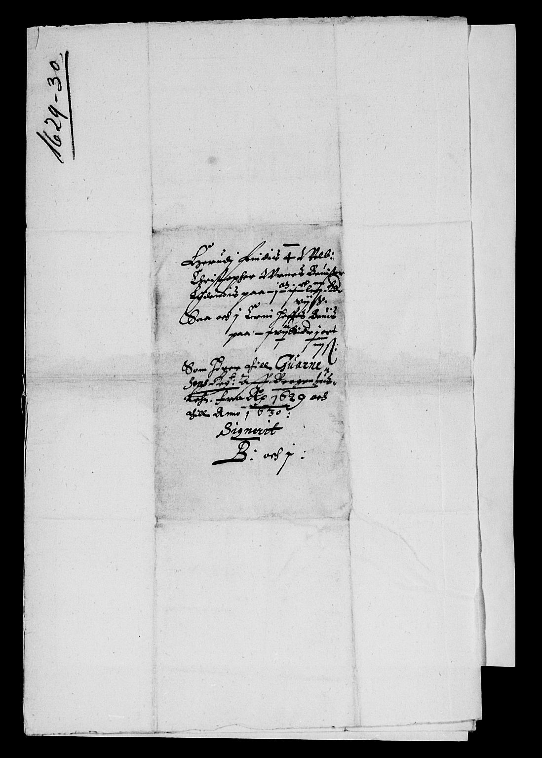 Rentekammeret inntil 1814, Reviderte regnskaper, Lensregnskaper, AV/RA-EA-5023/R/Rb/Rbt/L0054: Bergenhus len, 1629-1631