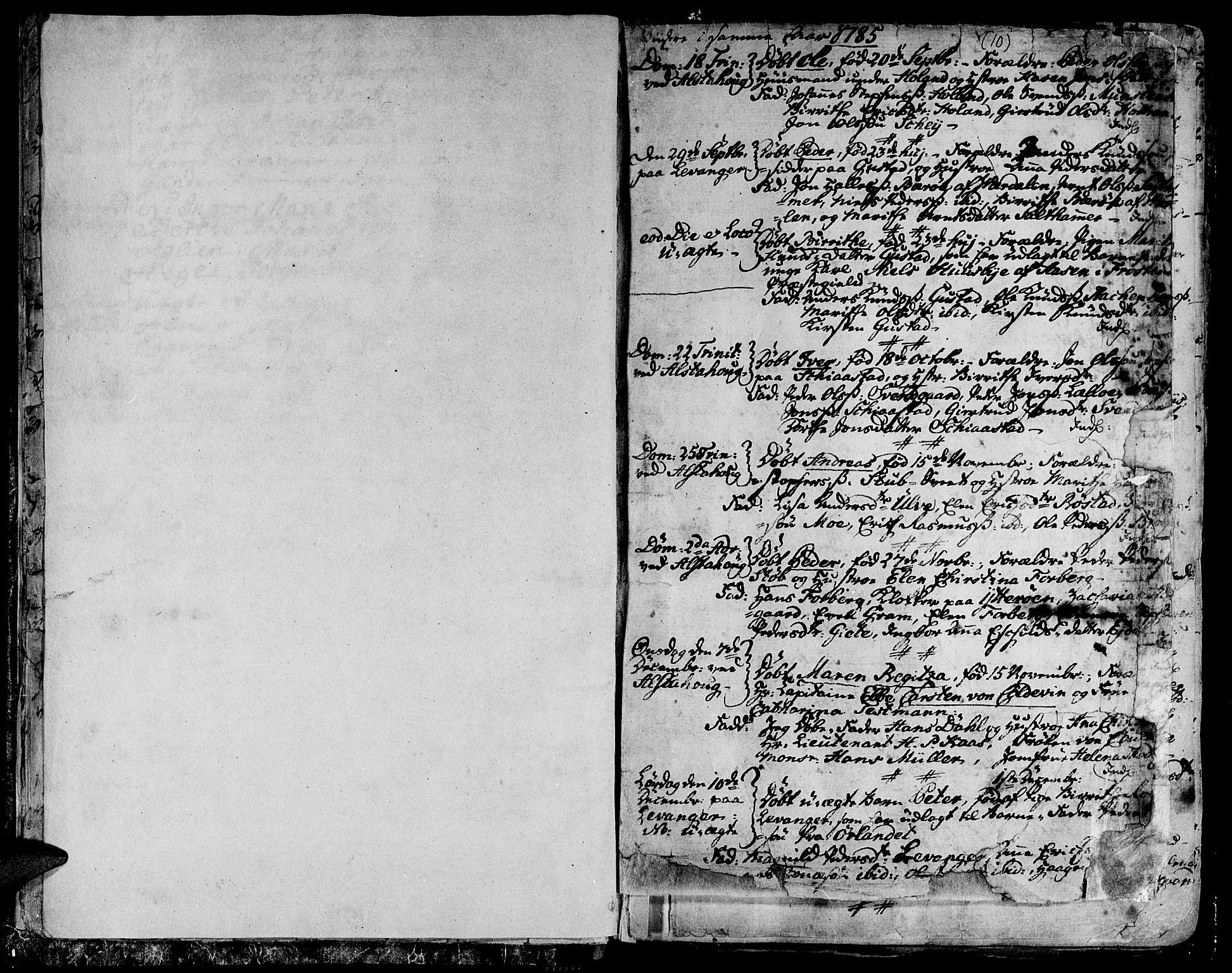 Ministerialprotokoller, klokkerbøker og fødselsregistre - Nord-Trøndelag, SAT/A-1458/717/L0142: Ministerialbok nr. 717A02 /1, 1783-1809, s. 10