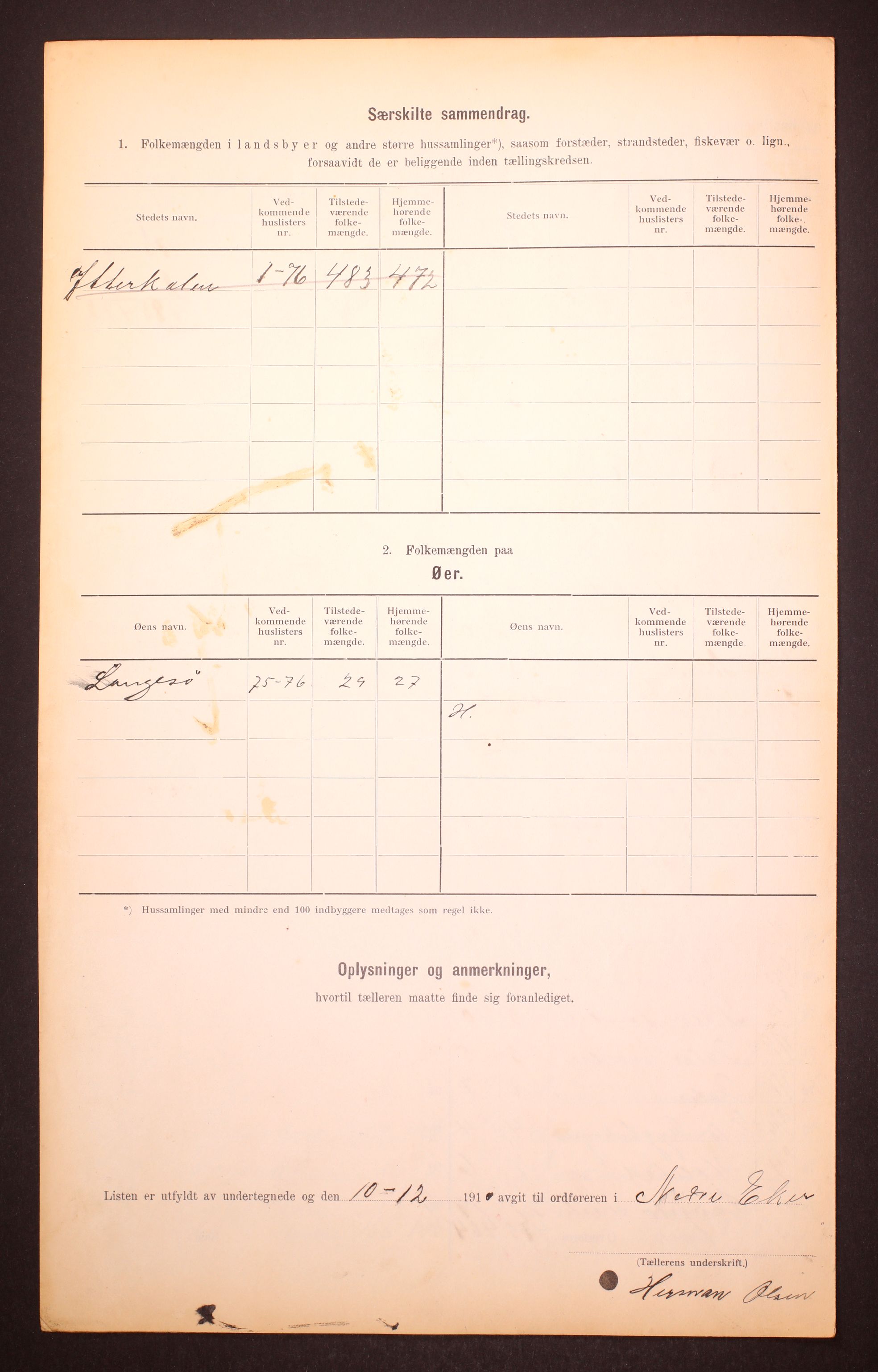 RA, Folketelling 1910 for 0625 Nedre Eiker herred, 1910, s. 6