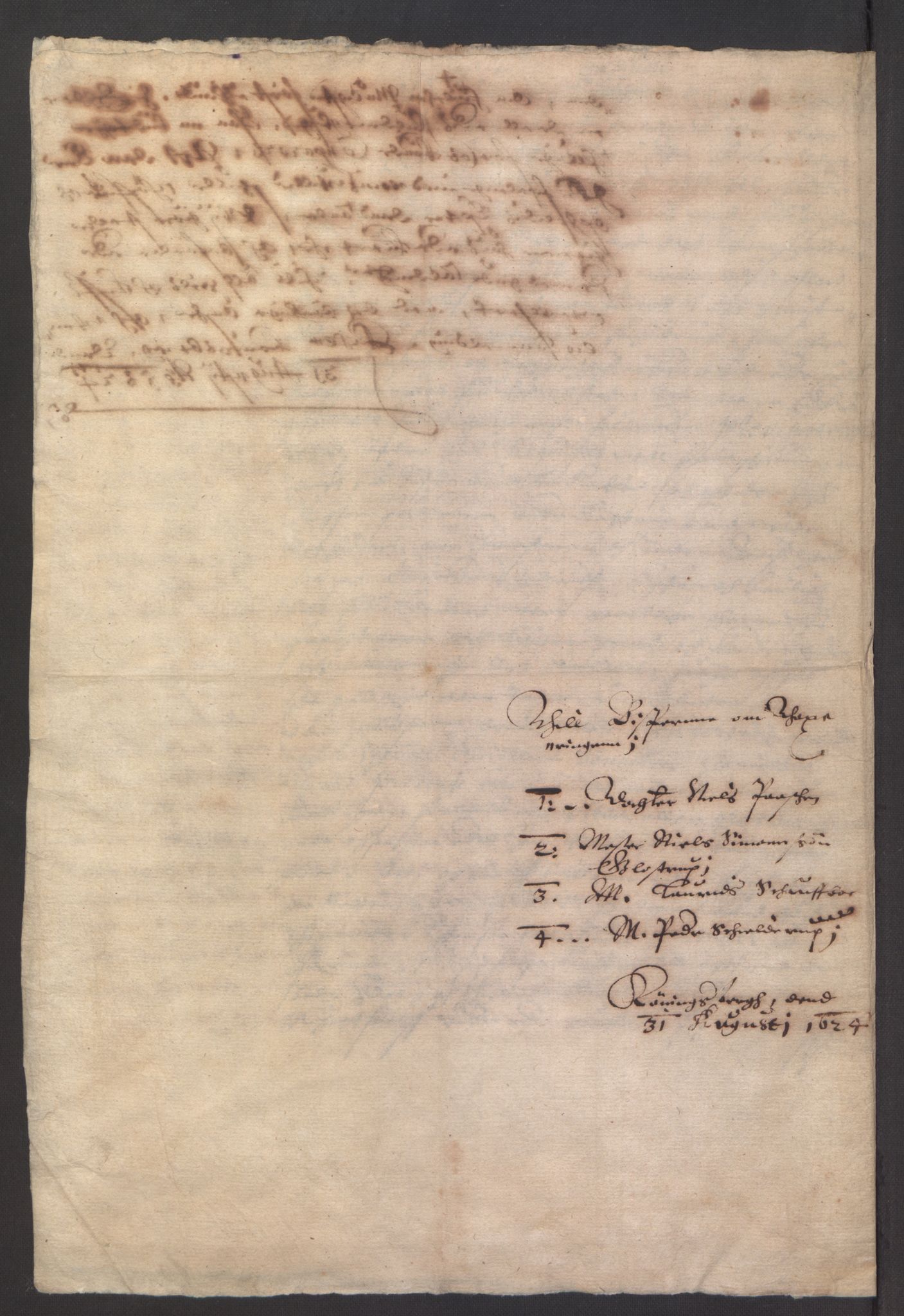 Stattholderembetet 1572-1771, AV/RA-EA-2870/Ek/L0013/0004: Jordebøker til utlikning av rosstjeneste 1624-1626: / Dokumenter om utligningen av rosstjeneste på adels- og odelsgods, 1624-1627, s. 14