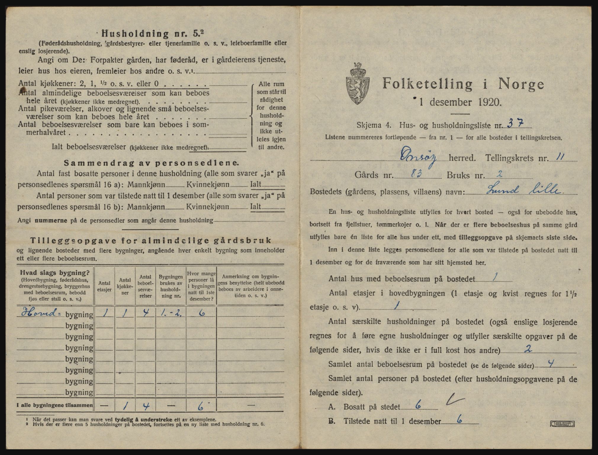 SAO, Folketelling 1920 for 0134 Onsøy herred, 1920, s. 2058