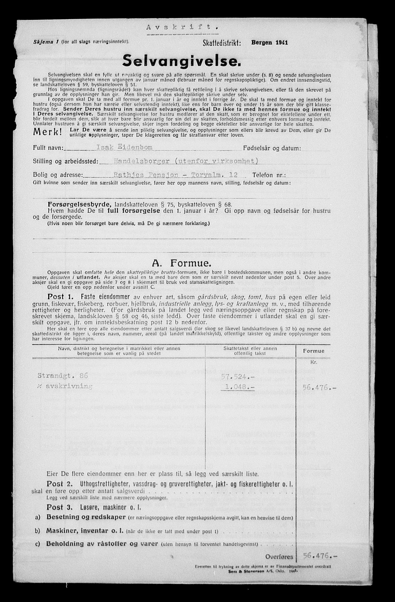 Justisdepartementet, Tilbakeføringskontoret for inndratte formuer, AV/RA-S-1564/H/Hc/Hcd/L0994: --, 1945-1947, s. 589