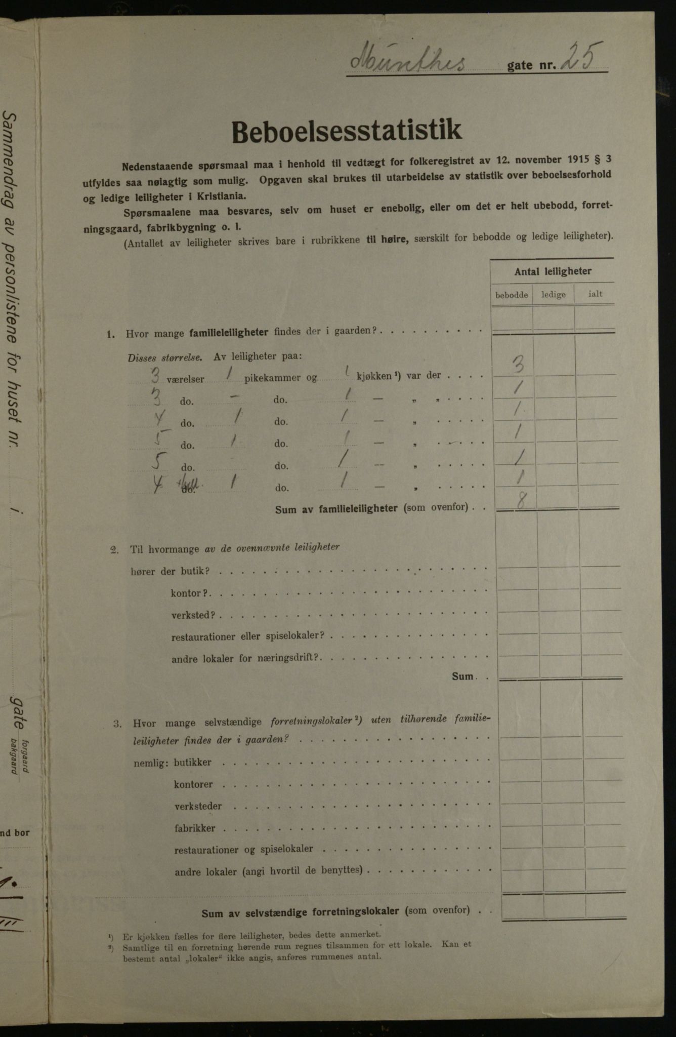 OBA, Kommunal folketelling 1.12.1923 for Kristiania, 1923, s. 75054