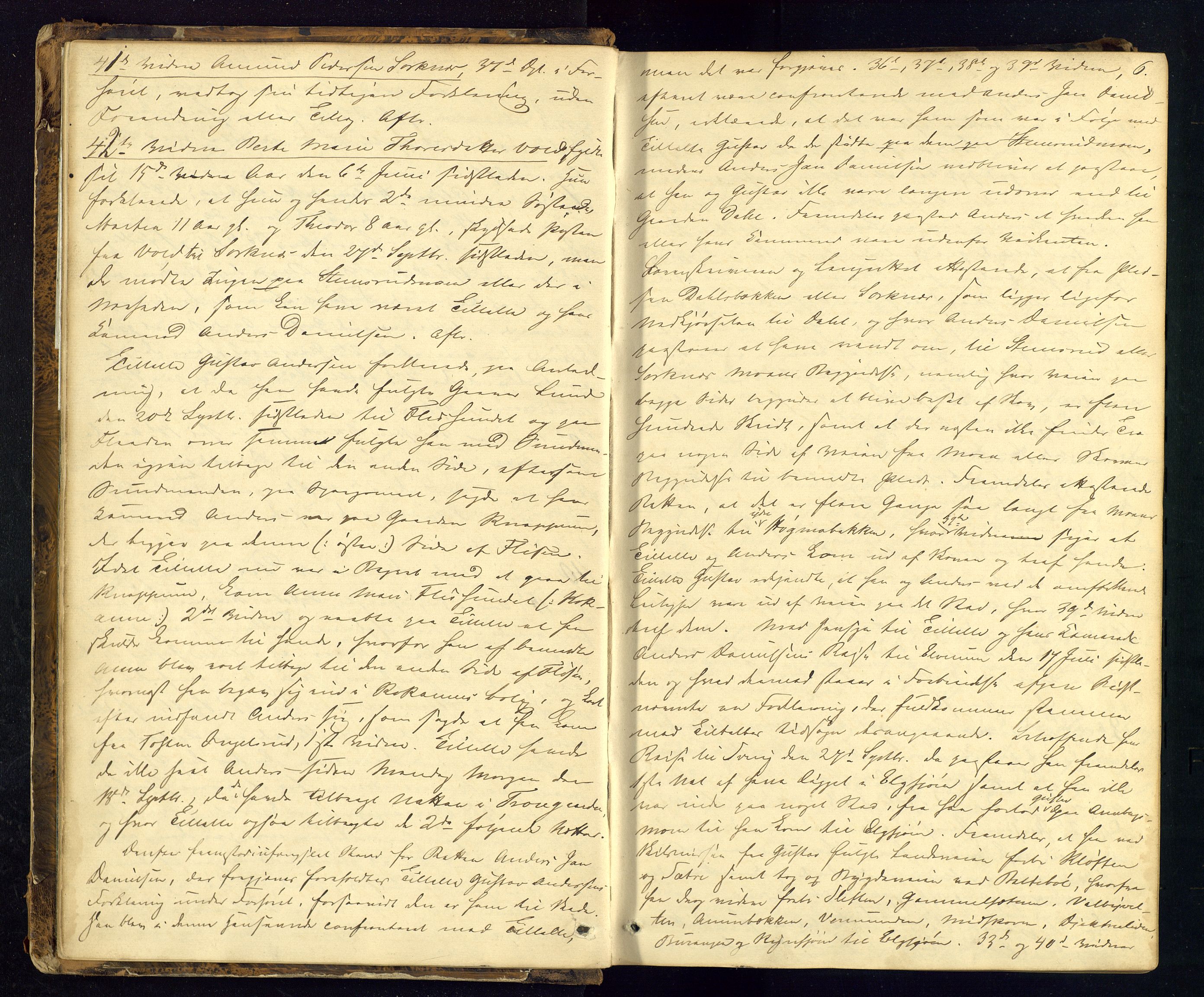 Solør tingrett, AV/SAH-TING-008/G/Gc/Gca/L0003: Ekstrarettsprotokoll, 1848-1851, s. 6