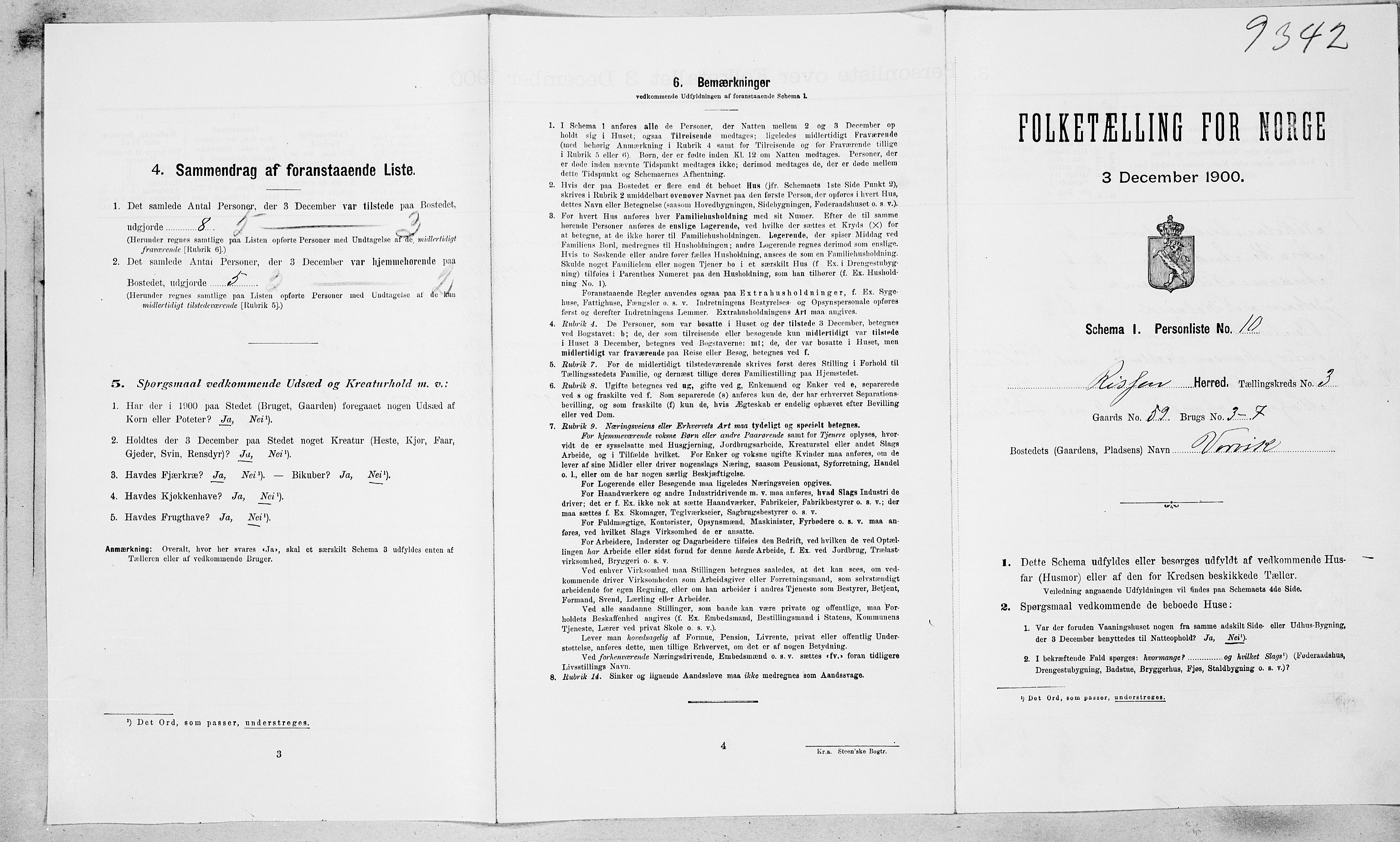SAT, Folketelling 1900 for 1624 Rissa herred, 1900, s. 362