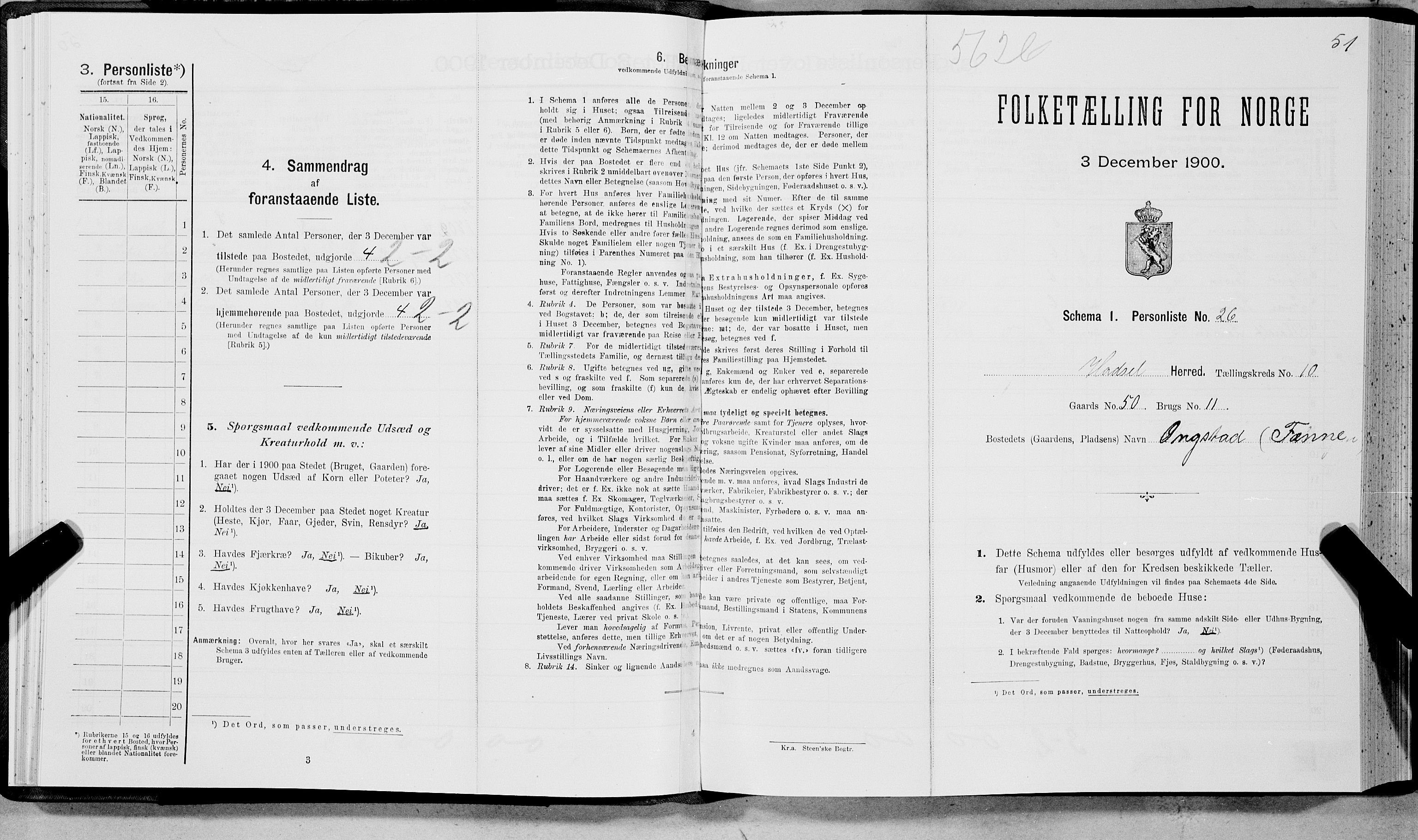SAT, Folketelling 1900 for 1866 Hadsel herred, 1900, s. 861