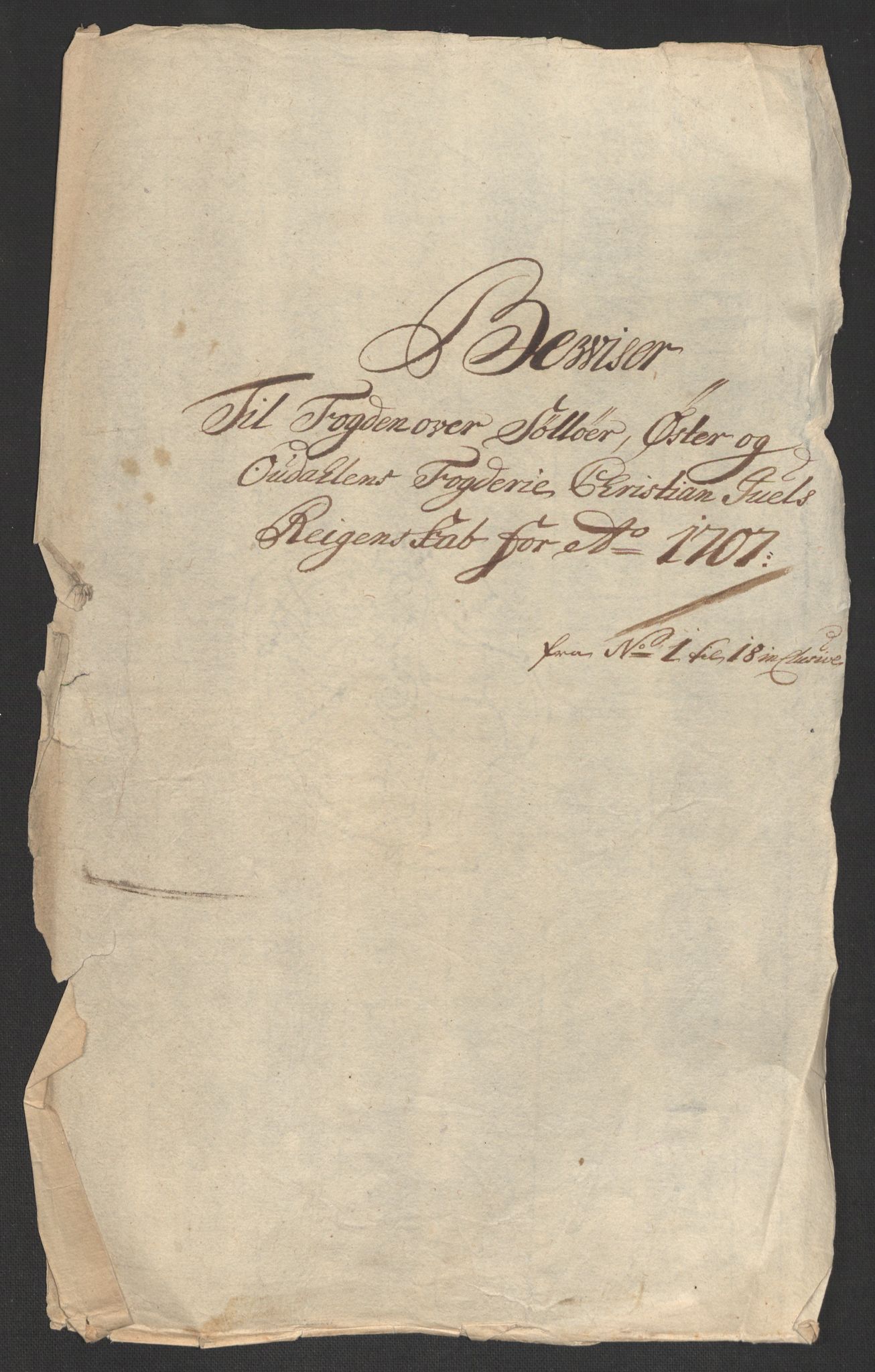 Rentekammeret inntil 1814, Reviderte regnskaper, Fogderegnskap, RA/EA-4092/R13/L0844: Fogderegnskap Solør, Odal og Østerdal, 1707, s. 16