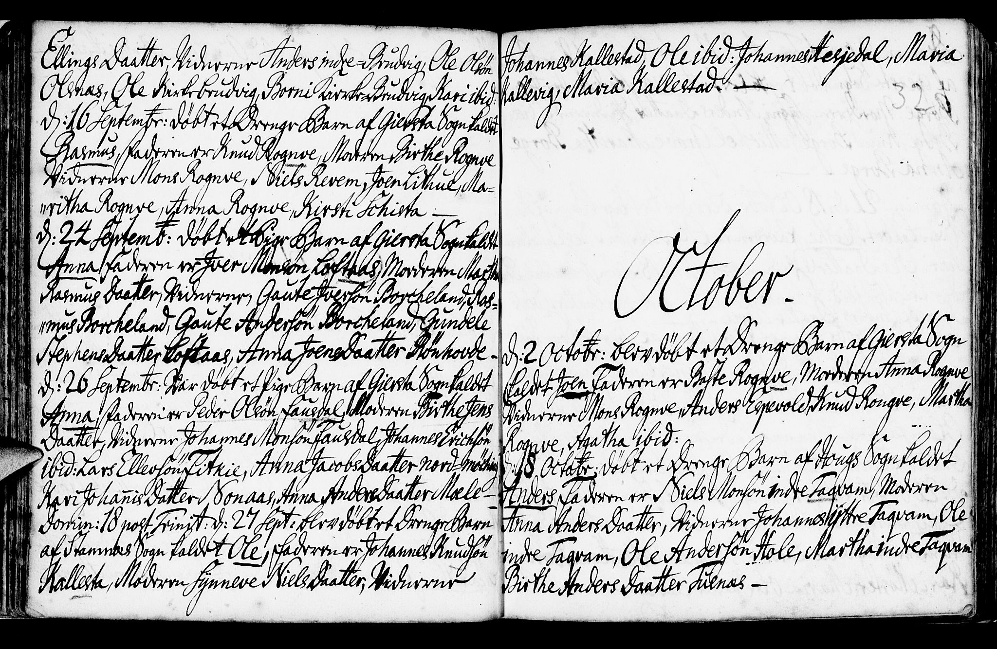 Haus sokneprestembete, AV/SAB-A-75601/H/Haa: Ministerialbok nr. A 6, 1748-1758, s. 32