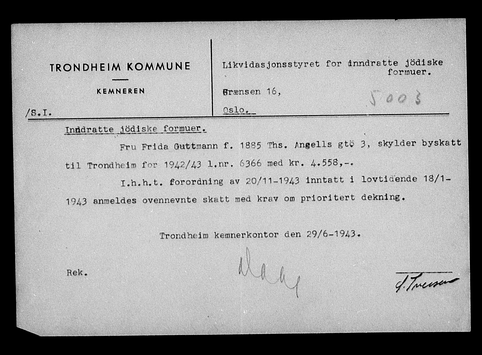 Justisdepartementet, Tilbakeføringskontoret for inndratte formuer, AV/RA-S-1564/H/Hc/Hca/L0896: --, 1945-1947, s. 185